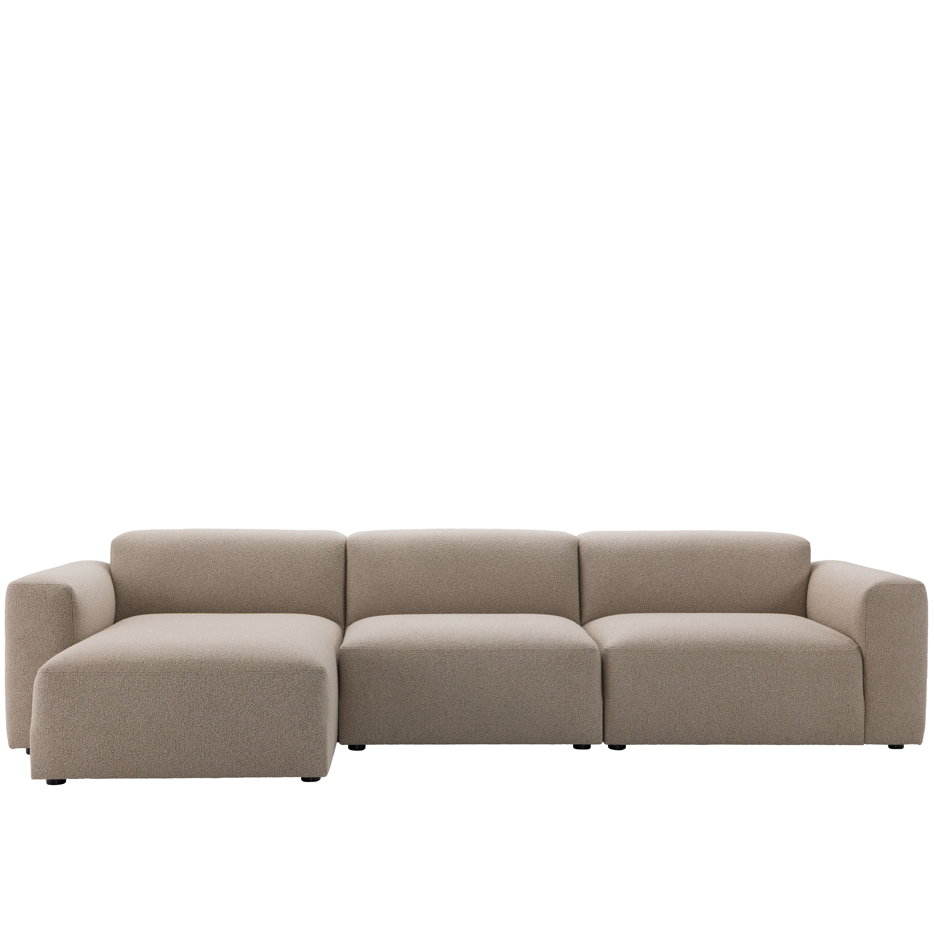 Thalia 4-seters Divansofa Venstre Light Brown 325cm