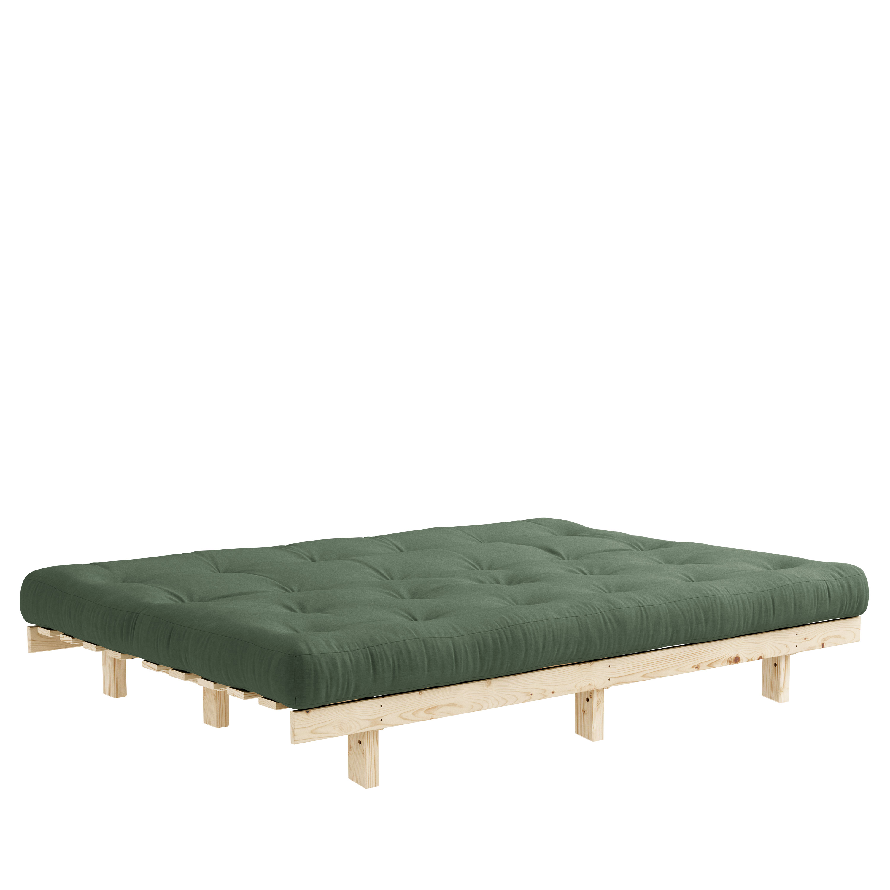 Karup Design Lean Raw Schlafsofa Olive Green 130x200