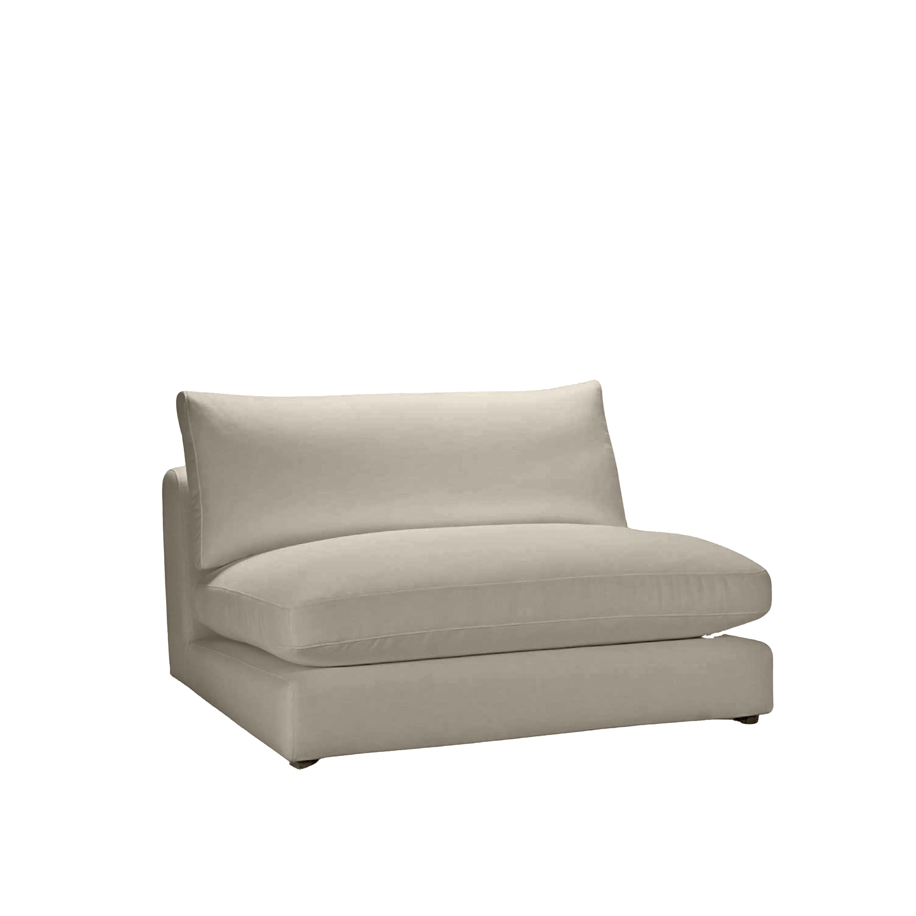 Capri 1.5-sits Soffmodul Taupe 120cm