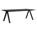 Carradale Matbord V-ben Svart 220cm