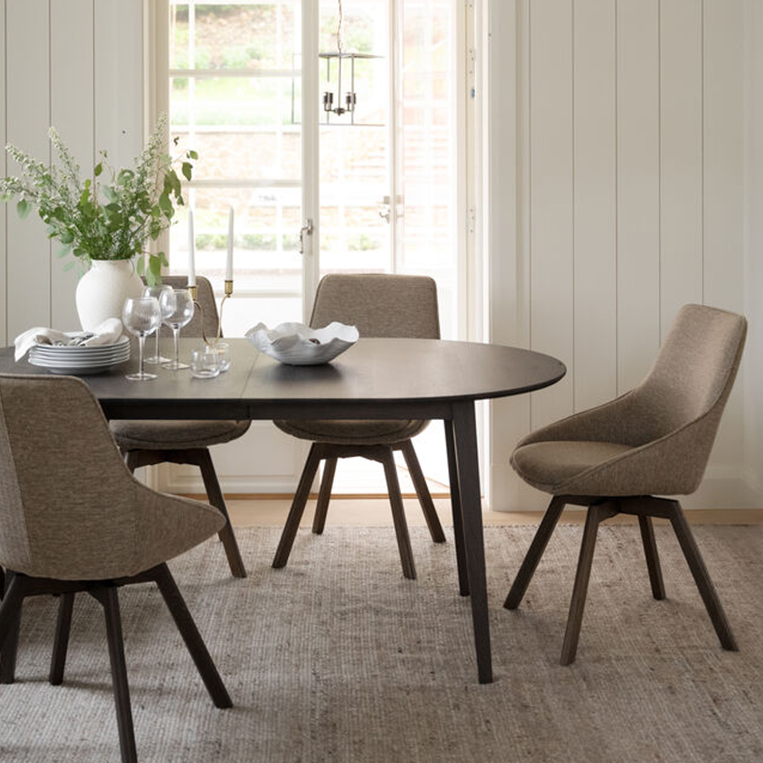 Rowico Home Filippa Esstisch Dunkelbraune Eiche 170x105