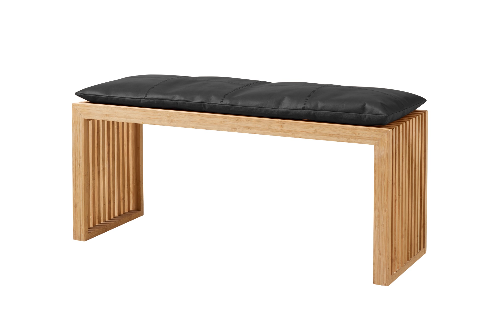 Rib Bänk Bamboo/Black 104cm