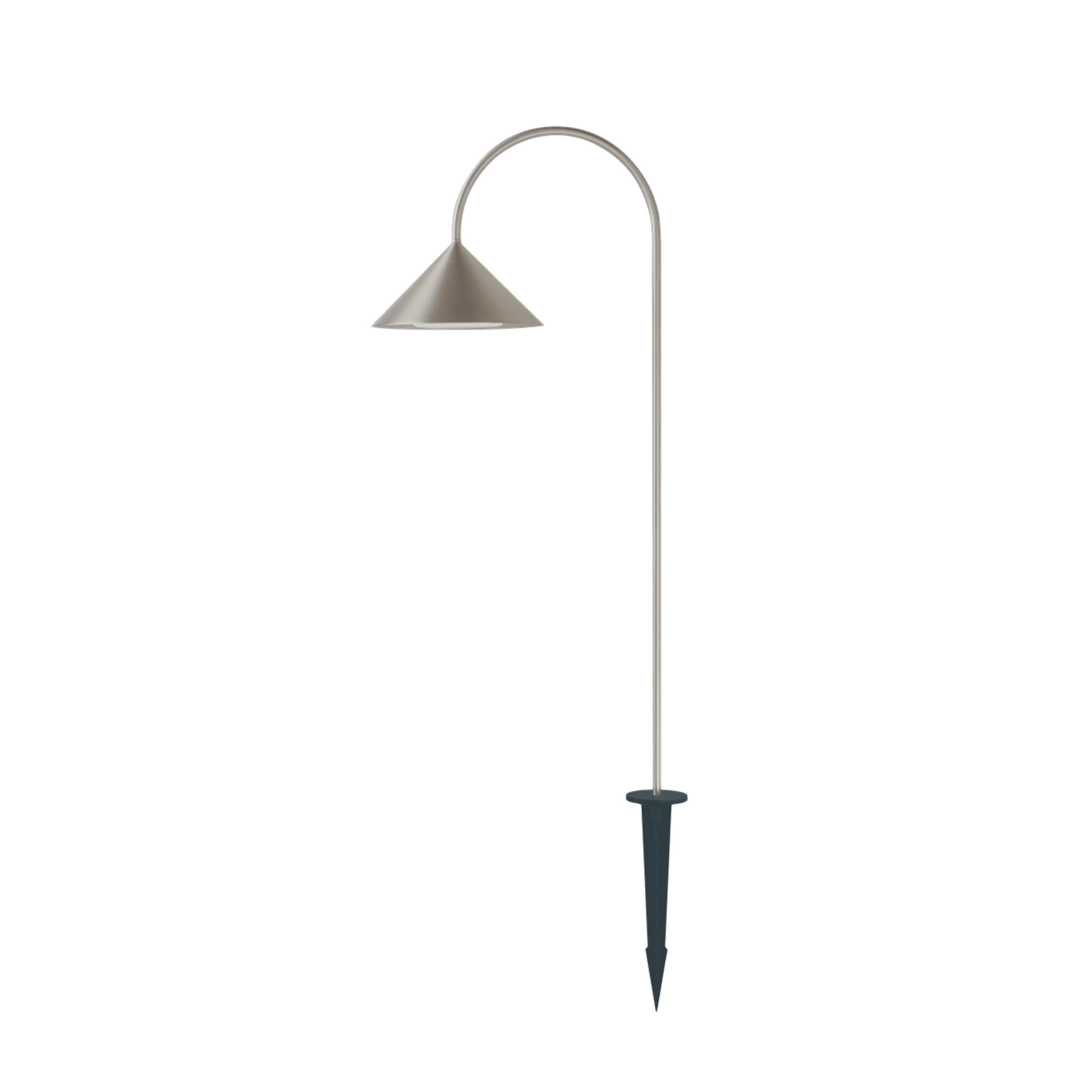 Grasp hagelampe børstet aluminium 82cm