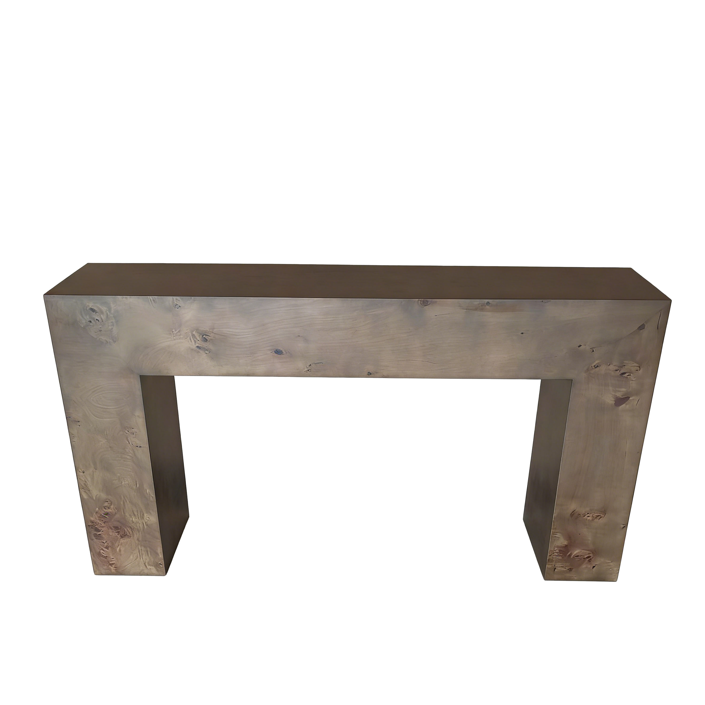 Sleepo Collection Chunky Konsolentisch Braun gebeizte Pappel 145cm