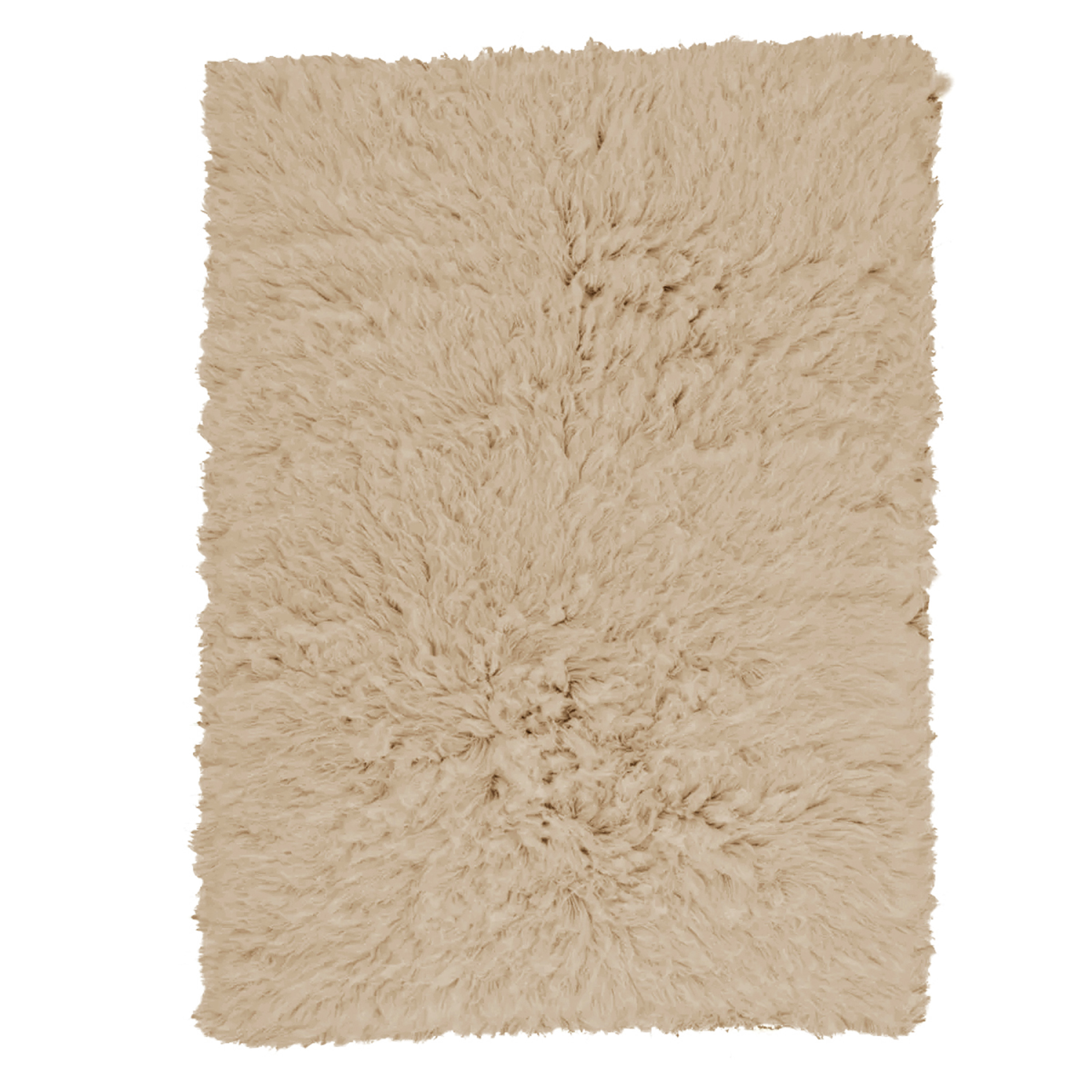 Sleepo Collection - Fluffy Flokati Matta Camel 200x300 - Beige