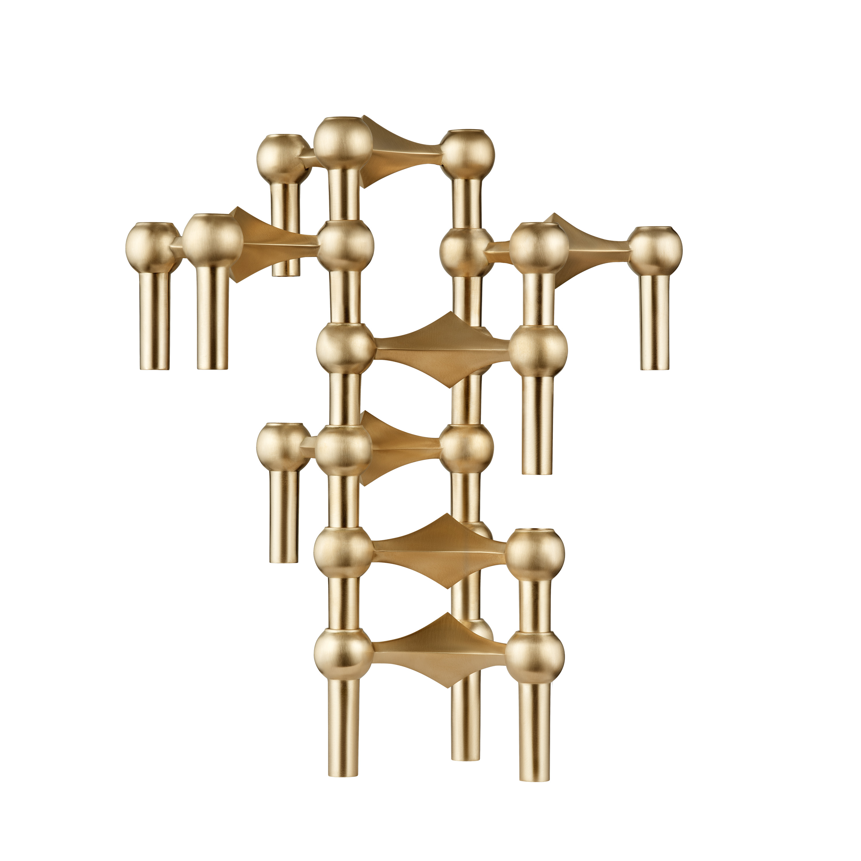 Stoff Nagel Kynttilänjalka Harjattu Messinki