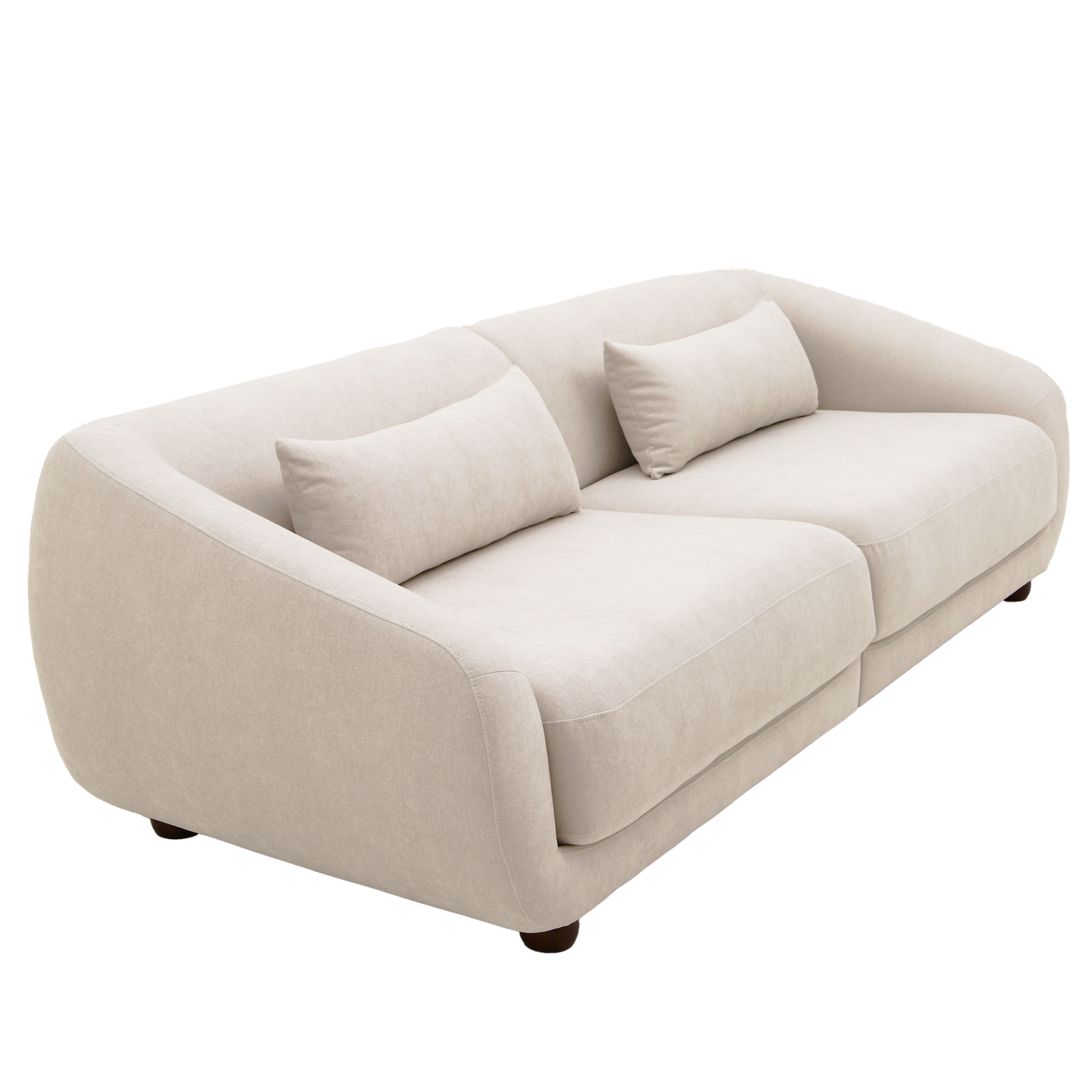 Sleepo Collection Alba 3-sits Soffa Beige 258cm