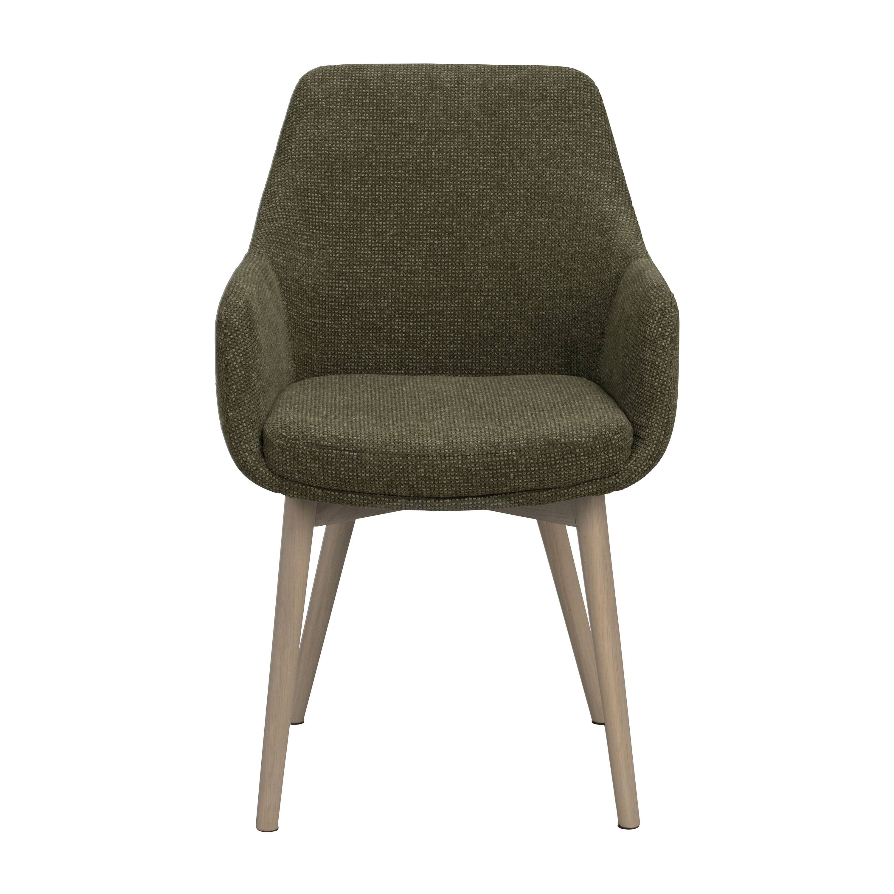 Denley Karmstol Grön/Vitpigmenterad