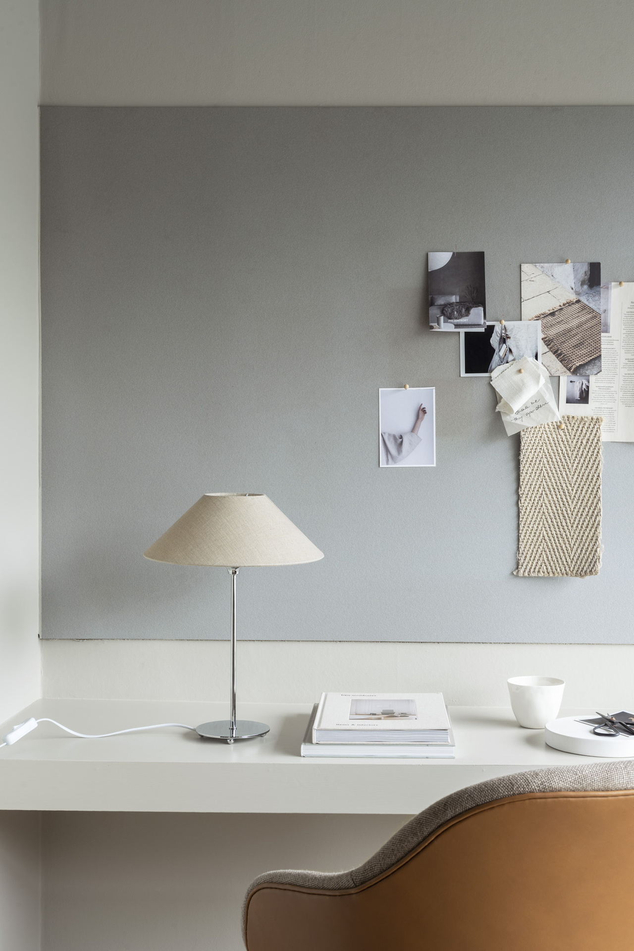 Watt &amp; Veke Basic Flat Lampeskjerm Natural 30cm