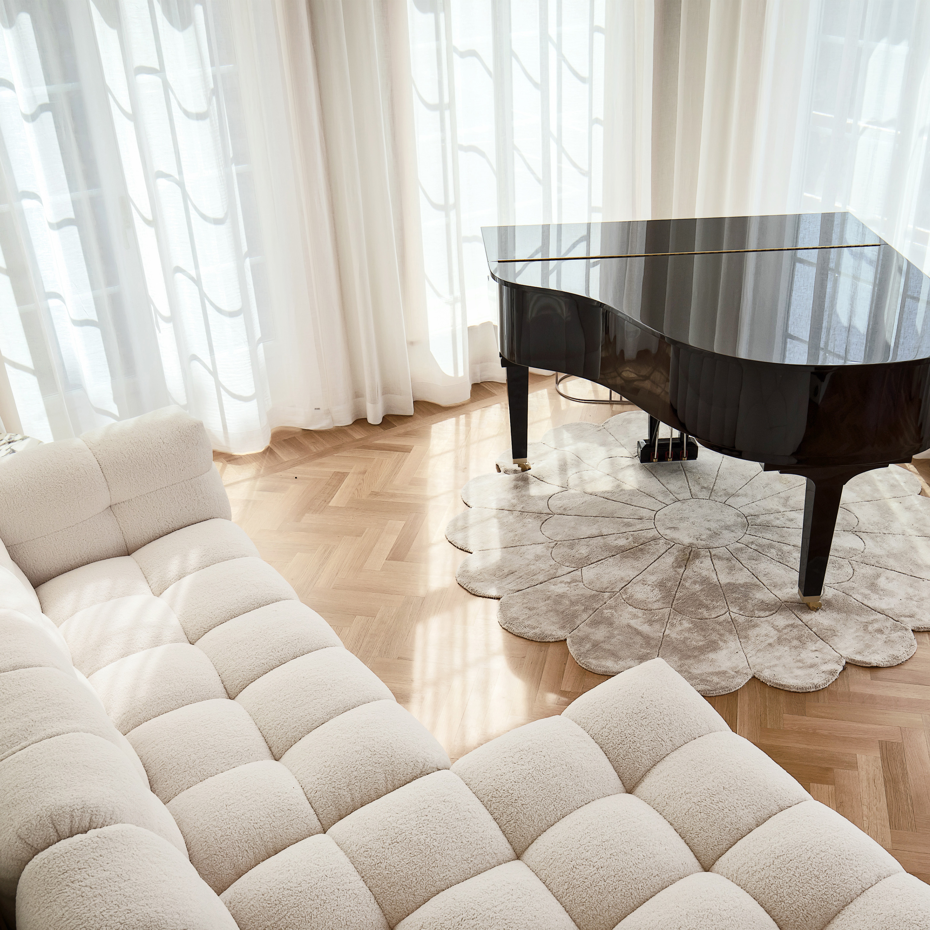 Sleepo Collection Billie Divaanisohva Vasen Creme Teddy