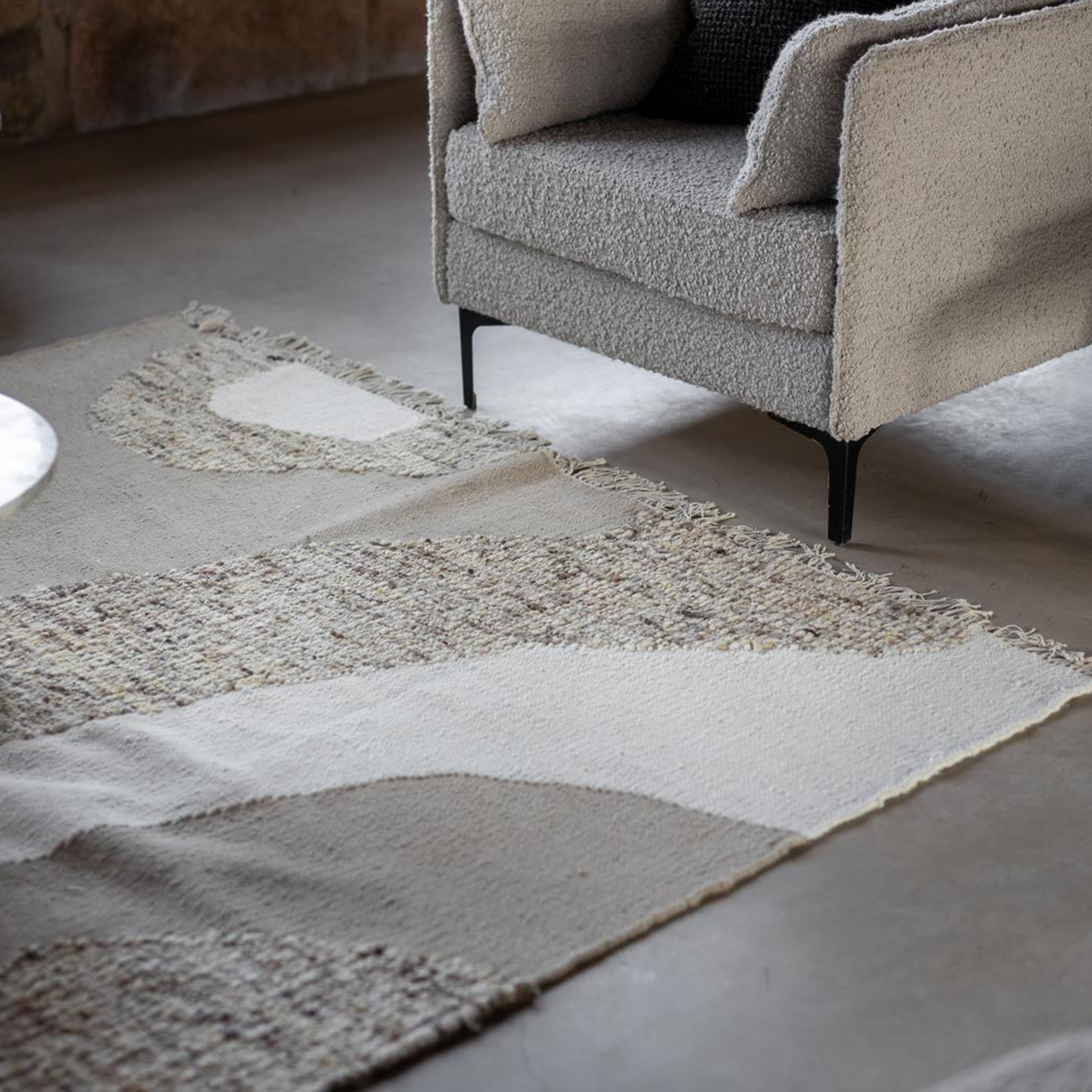 Jakobsdals Nomi Ullteppe Beige 200x300