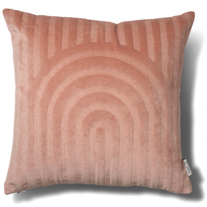 Classic Collection - Arch Kissenbezug Dusty Coral 50x50 - Rosa - Dekokissenbezug