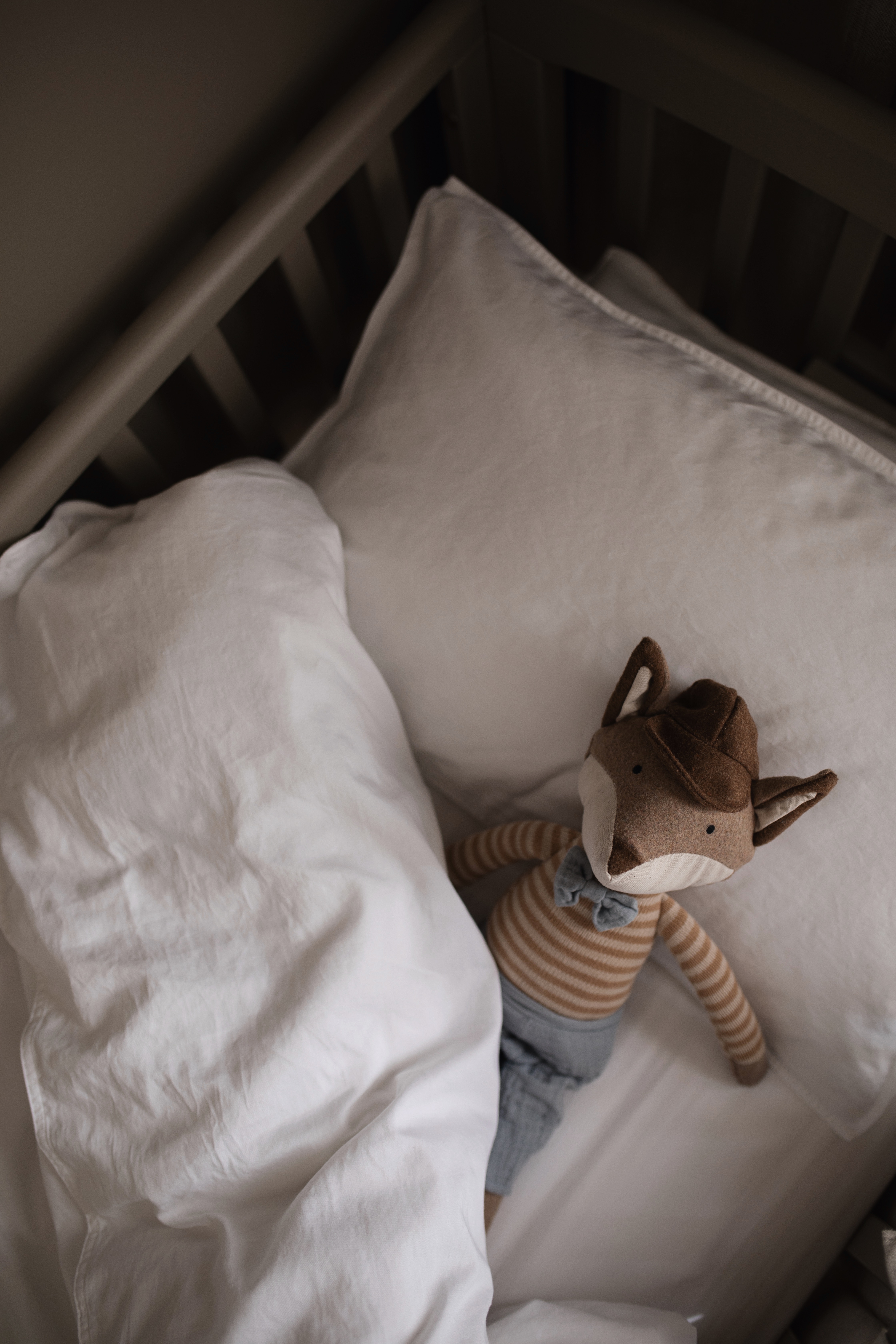 Read the Label Barn Påslakanset Spjälsäng White