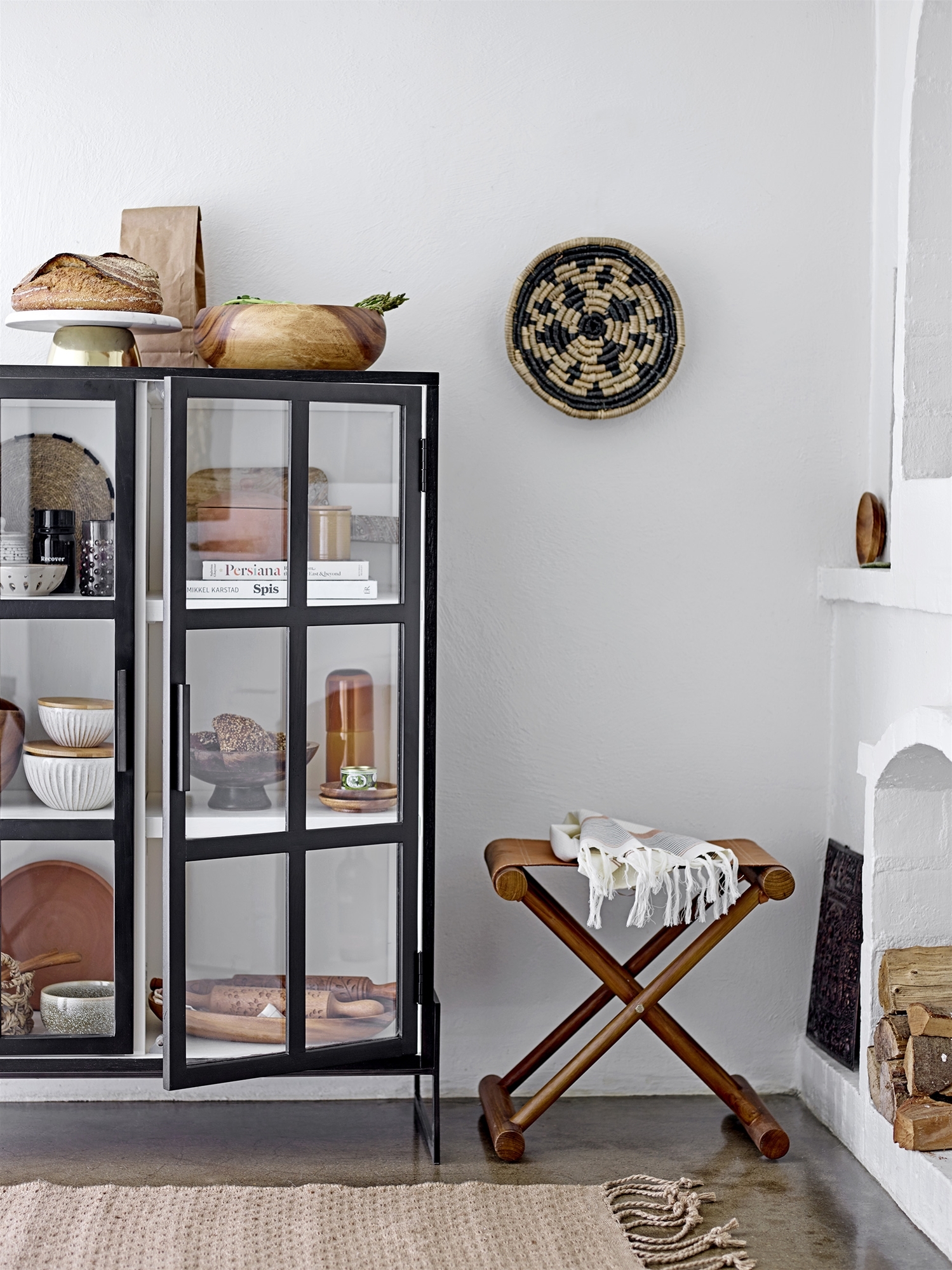 Bloomingville Opal Vitrinskåp 120cm