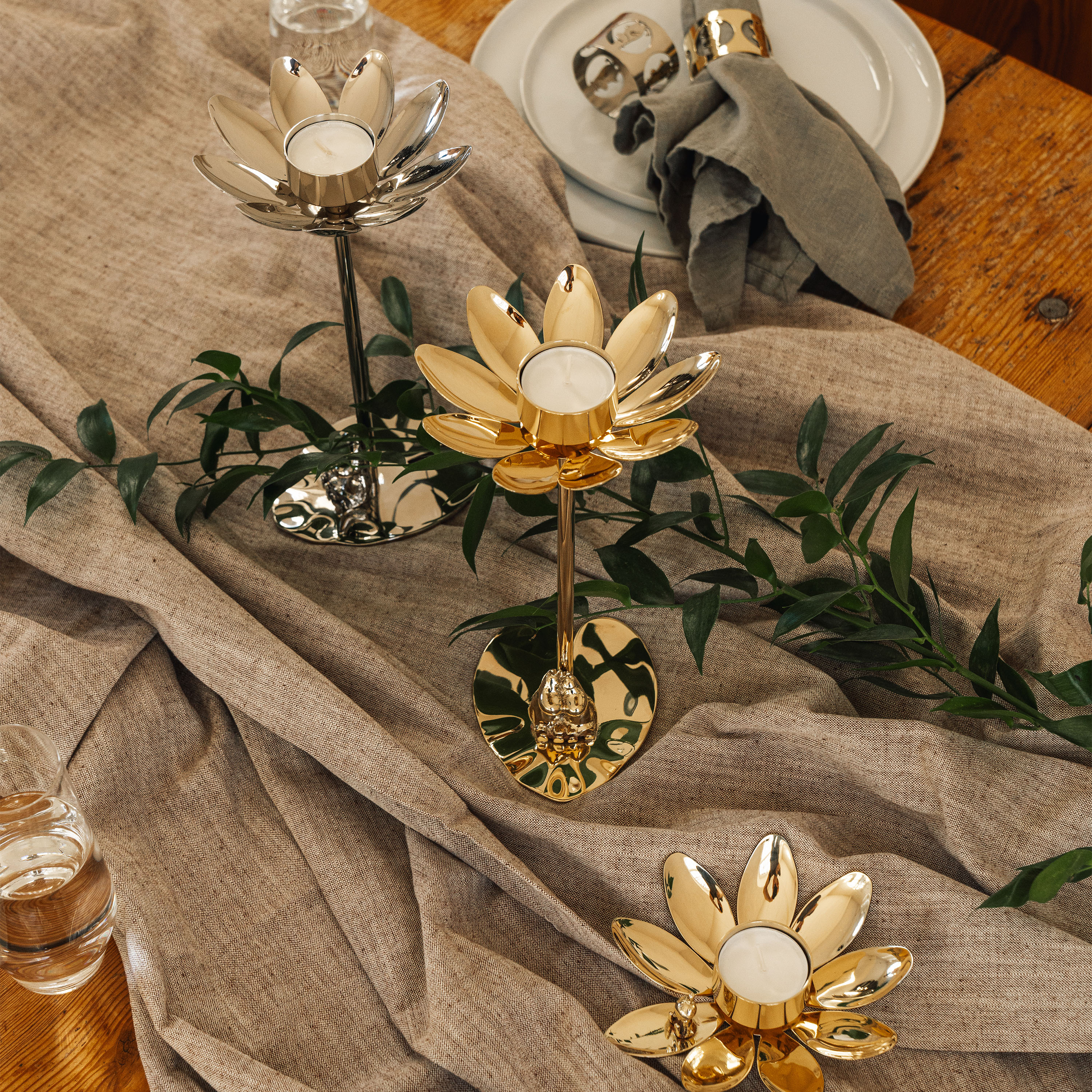 Hilke Collection Hilke X Mumin Lilla My Ljuslykta Mässing