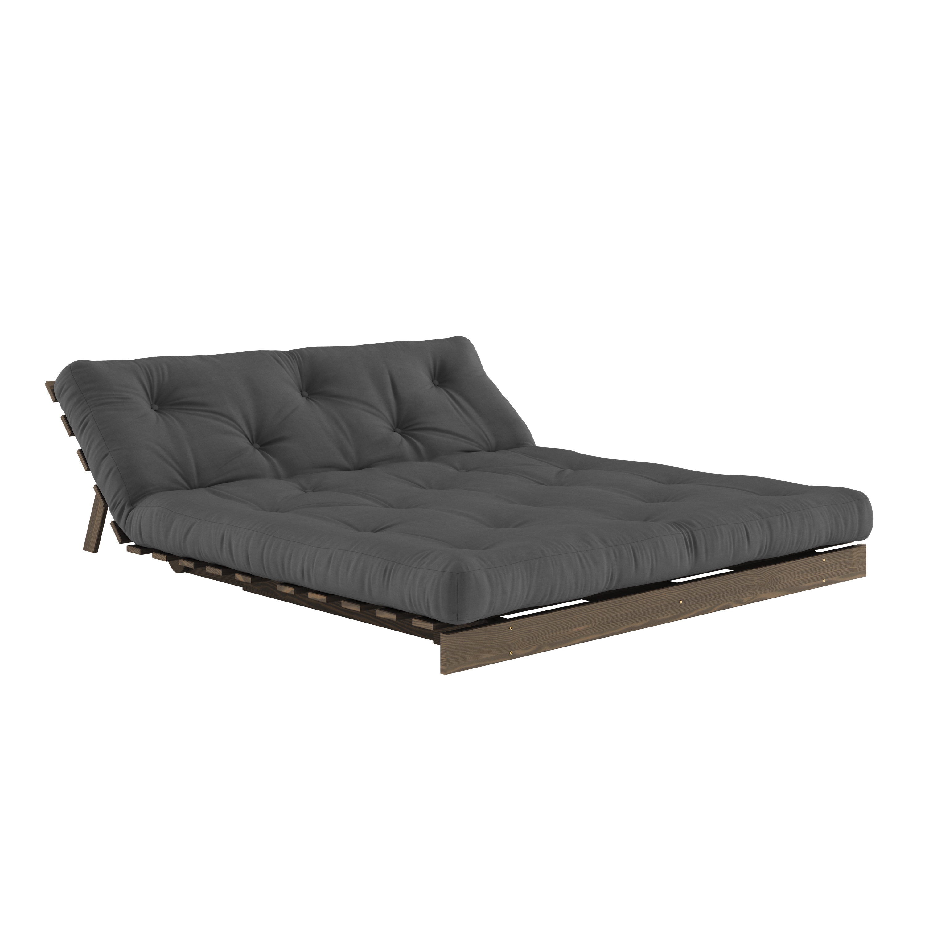 Karup Design Roots Schlafsofa Braun/Dunkelgrau 160cm