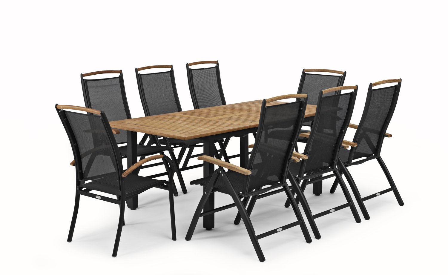 Hillerstorp Nydala Pinoitu tuoli Musta/Teakki