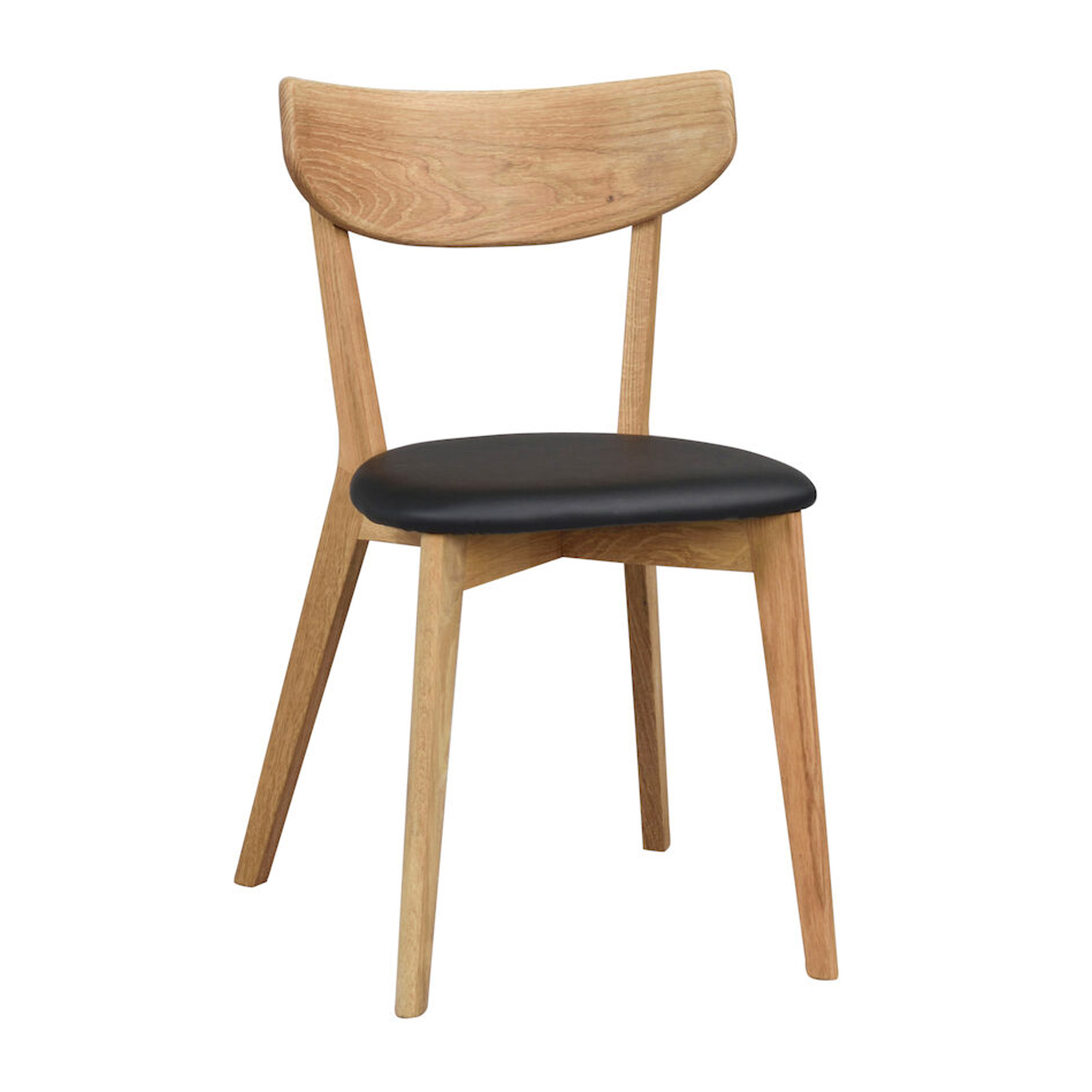 2-pack Rowico Home - Ami Matstol Ek/Svart