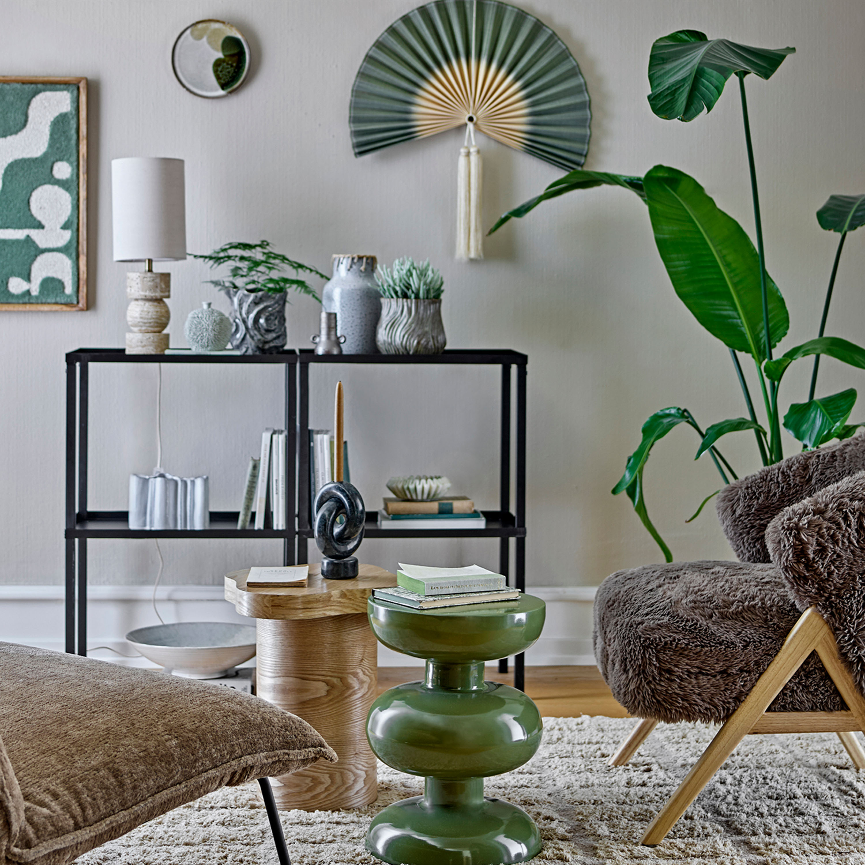 Bloomingville Alba Sidebord Green 47cm