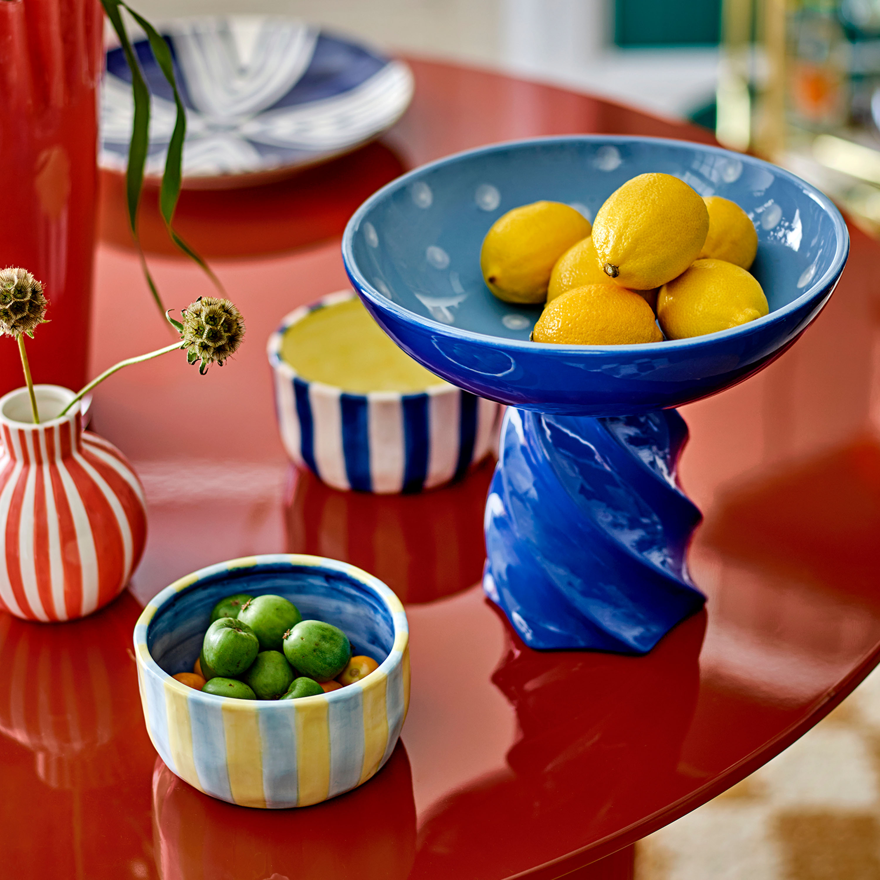 Bloomingville Della Spisebord Red 110cm