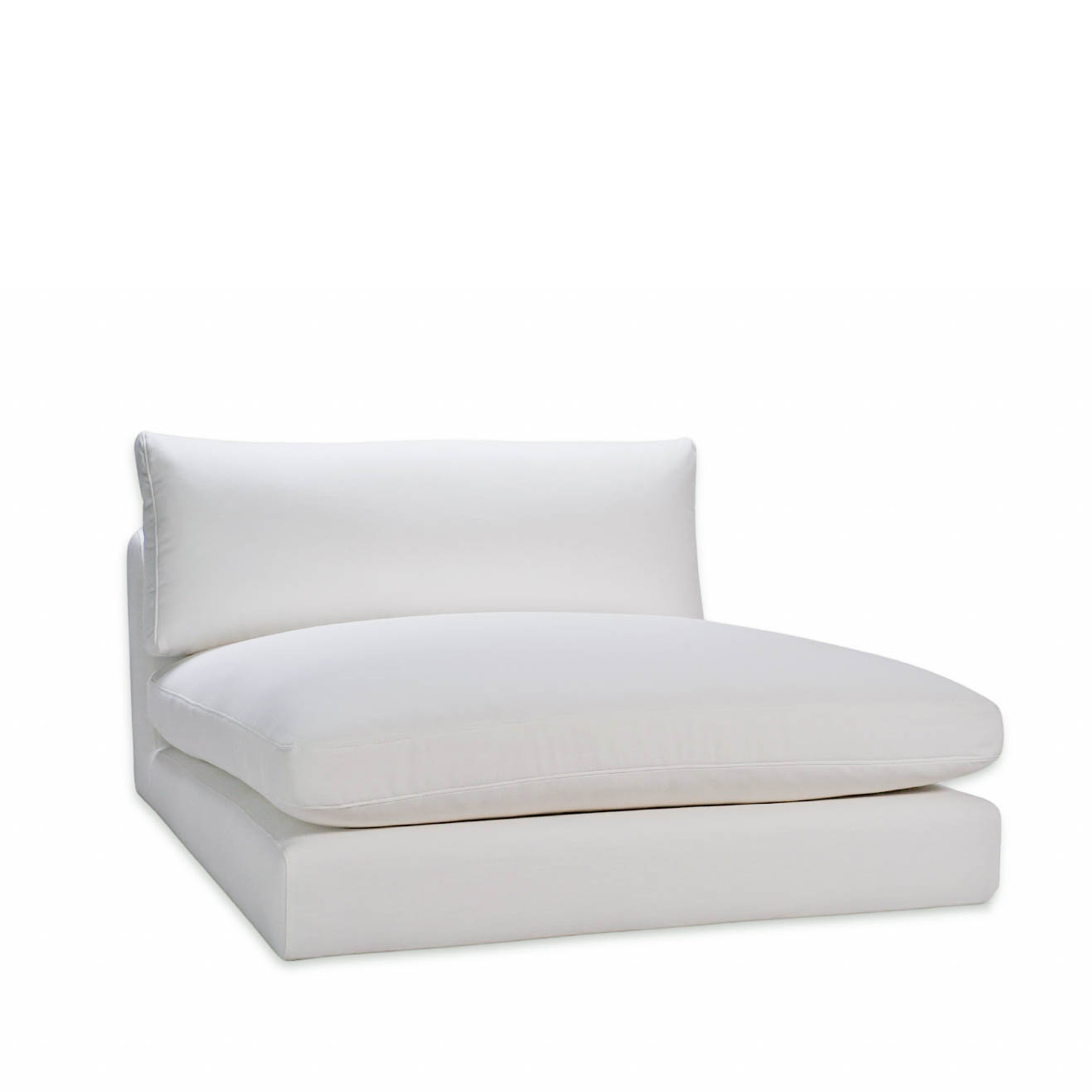 Sleepo Collection Capri 1,5 istuttava divaanimoduuli Valkoinen 120x155