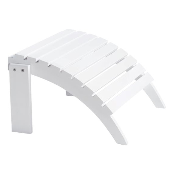 Adirondack Fotpall White