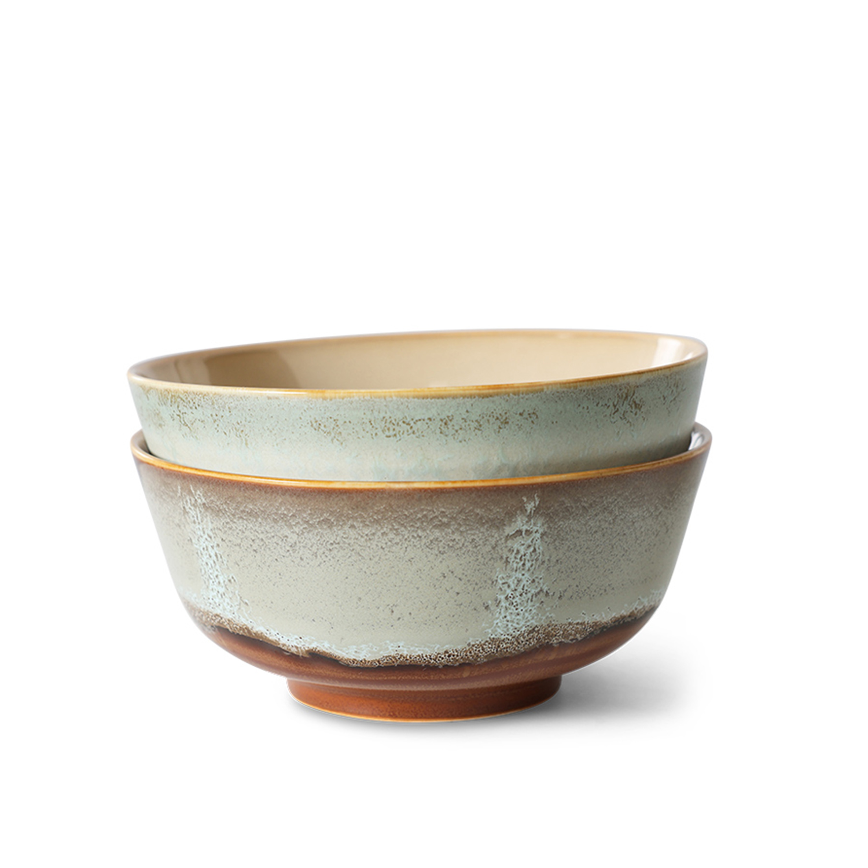 HKliving 70s Ceramics Ramenkulho Verge 2-pack