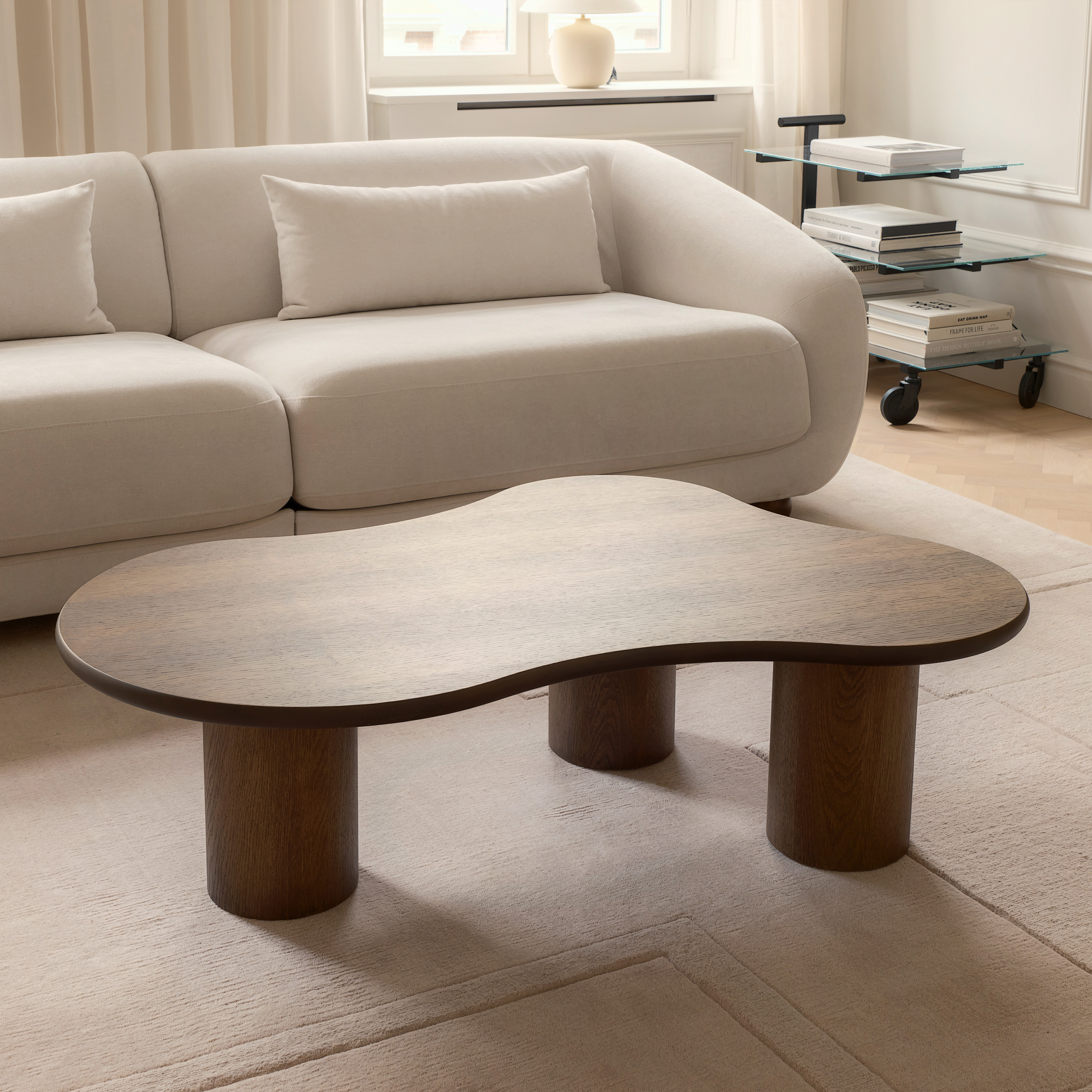 Sleepo Collection Mocha Soffbord Brunbetsad 120cm