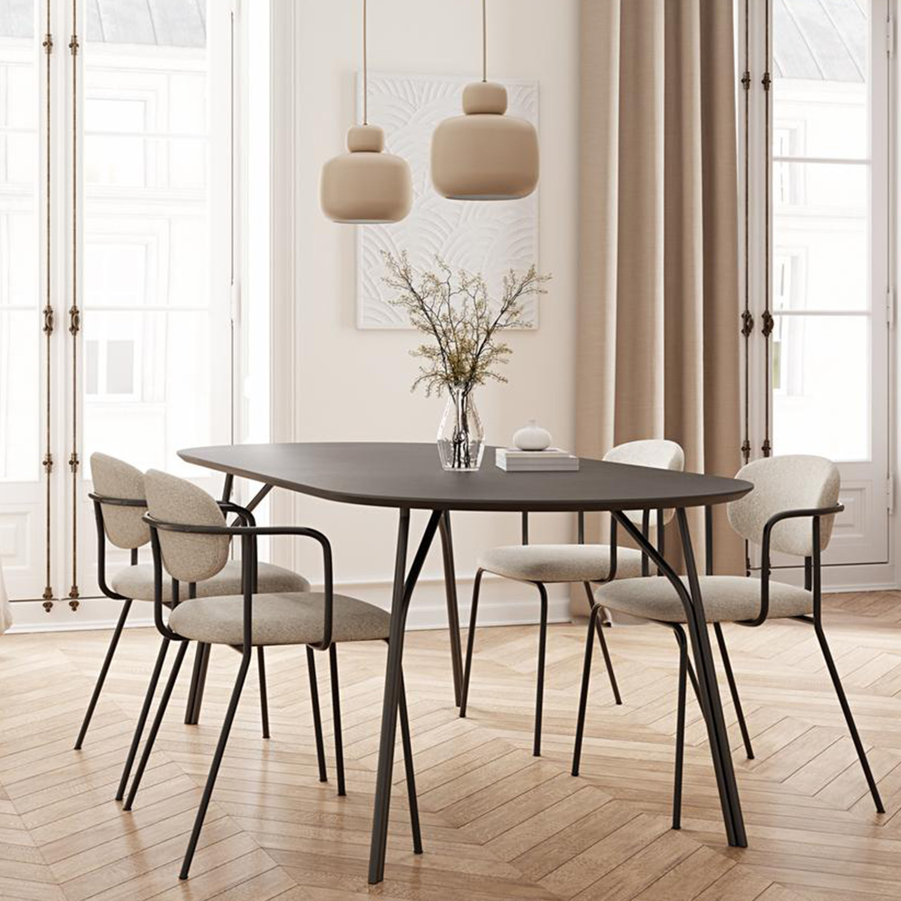 Woud Stone Riippuvalaisin Beige Large