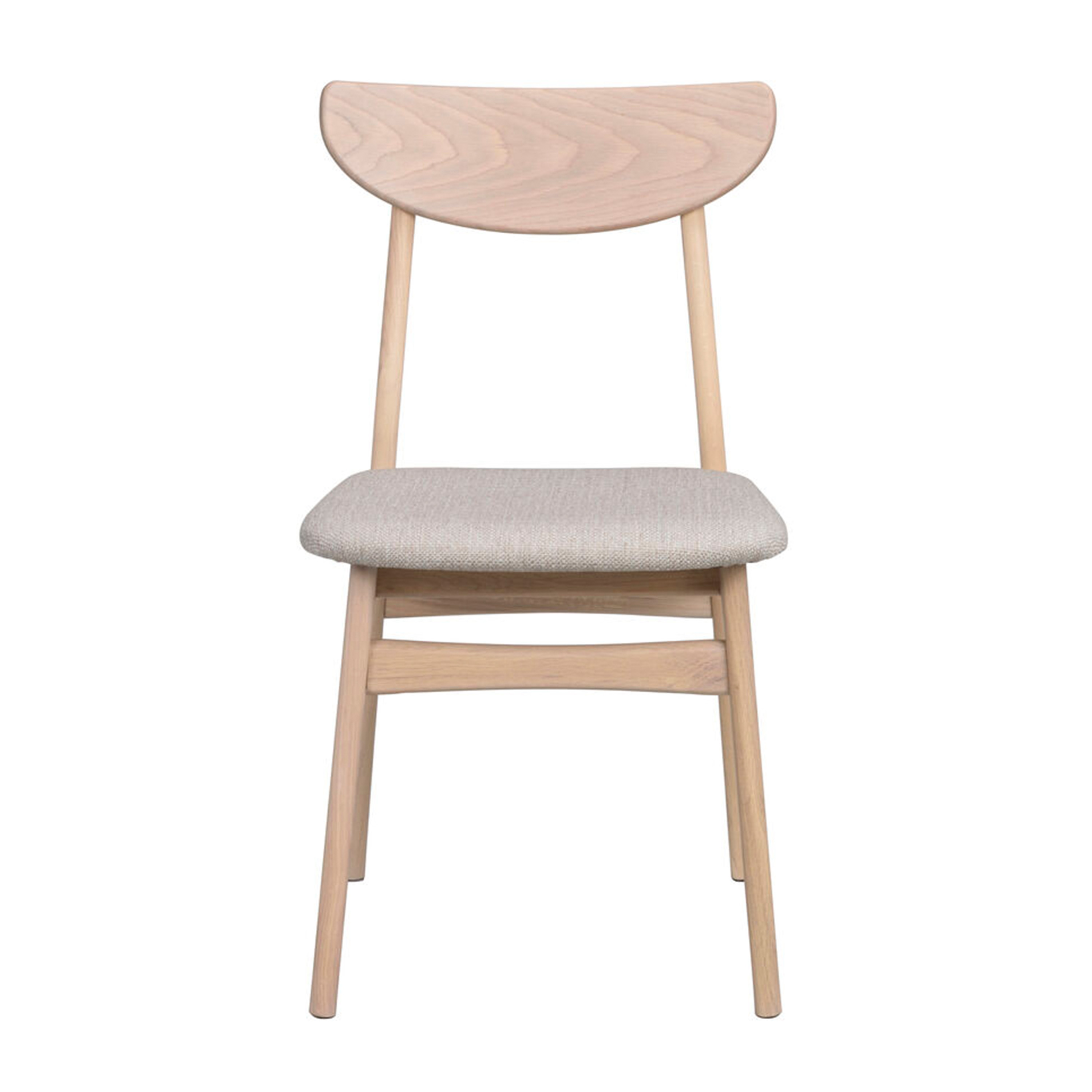 Rowico Home Rodham Matstol Vitpigment Ek/Gråbeige