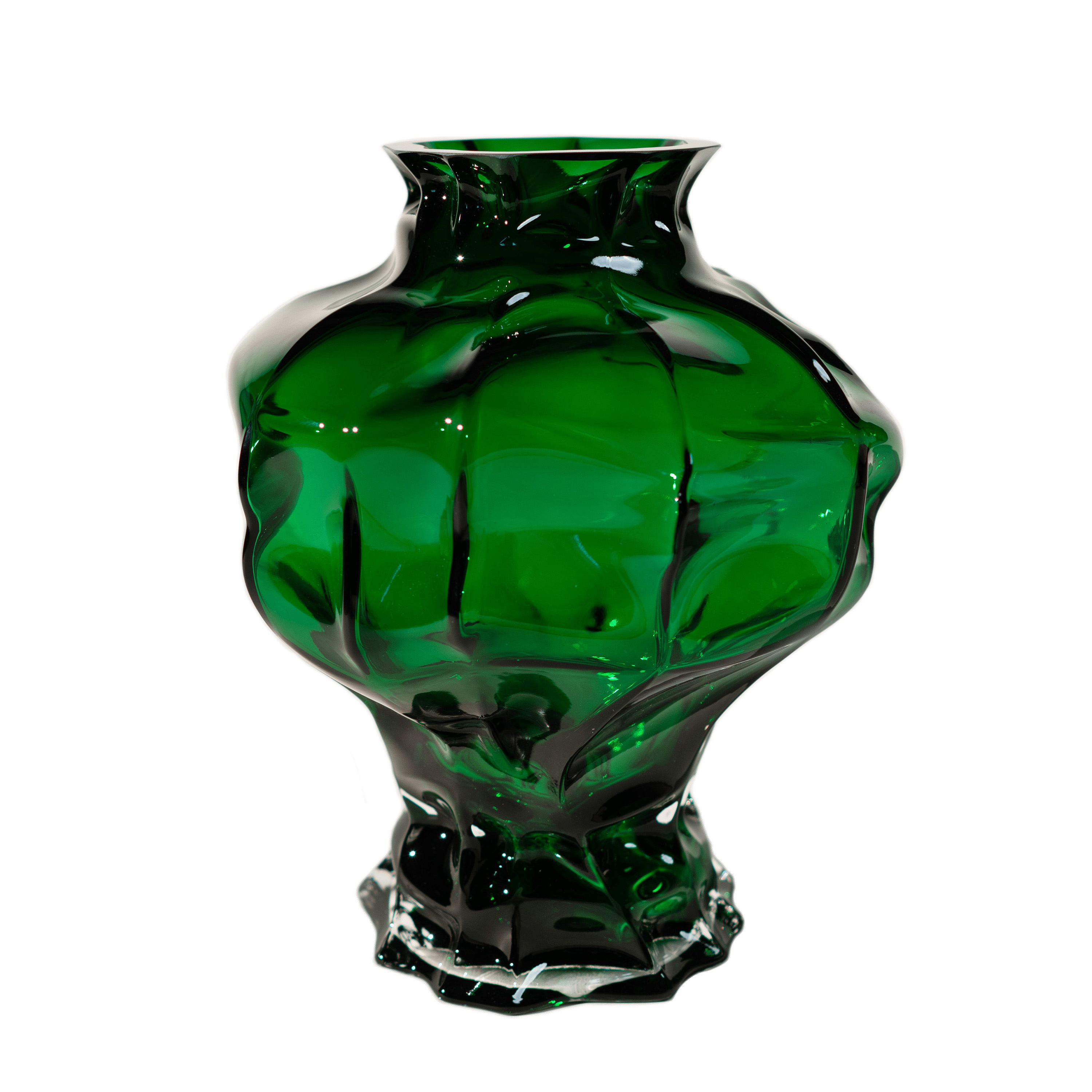Hein Studio - Ammonit Vase Green Large - Grün