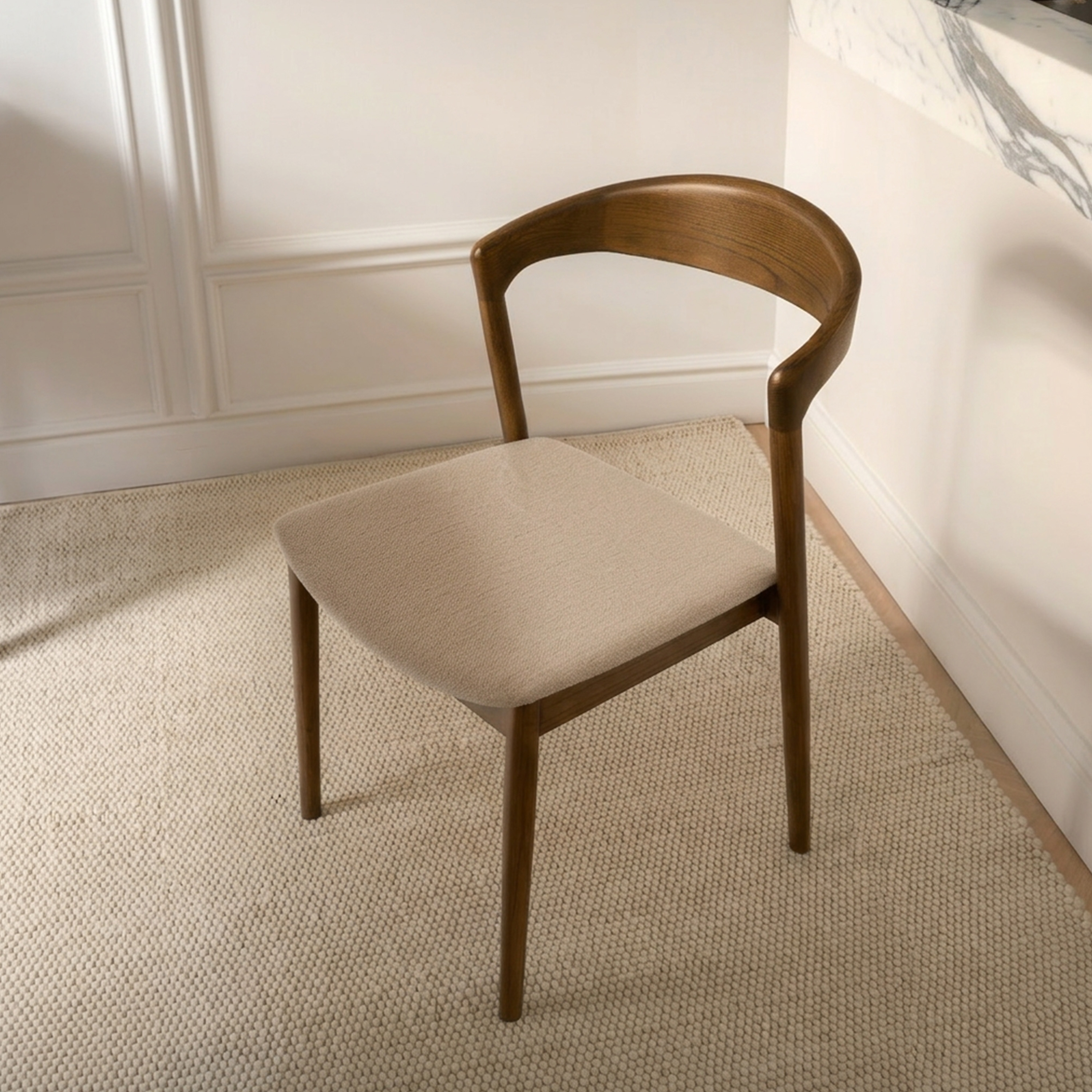 Sleepo Collection Casper Esszimmerstuhl Braun Gebeizt/Natur