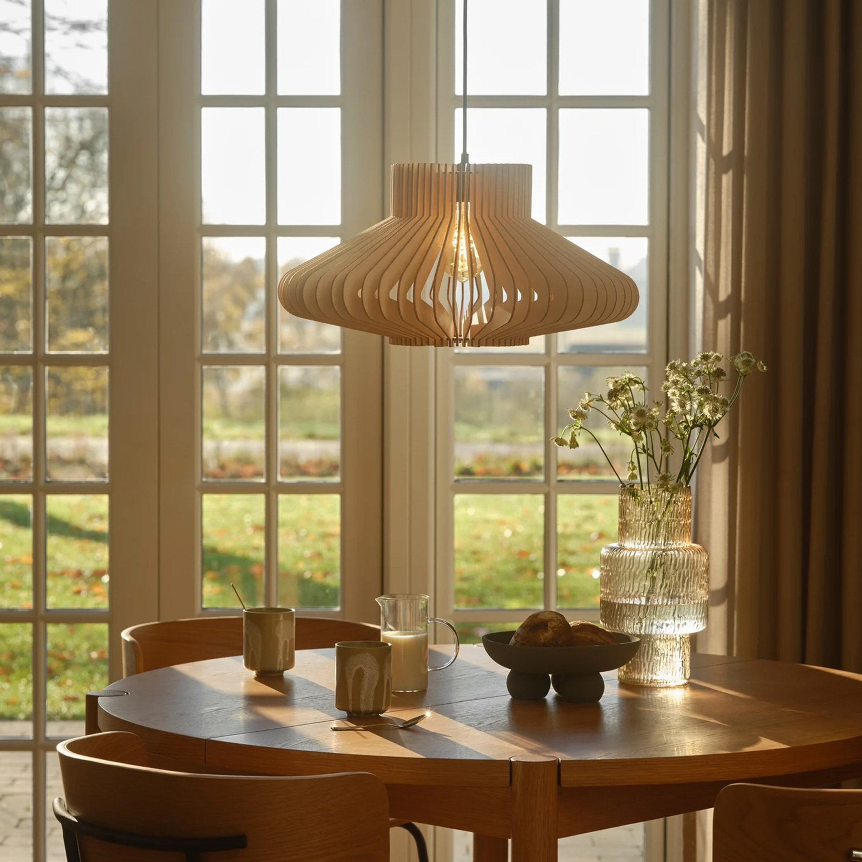 Nordlux Manago Taklampa Natur Ø50