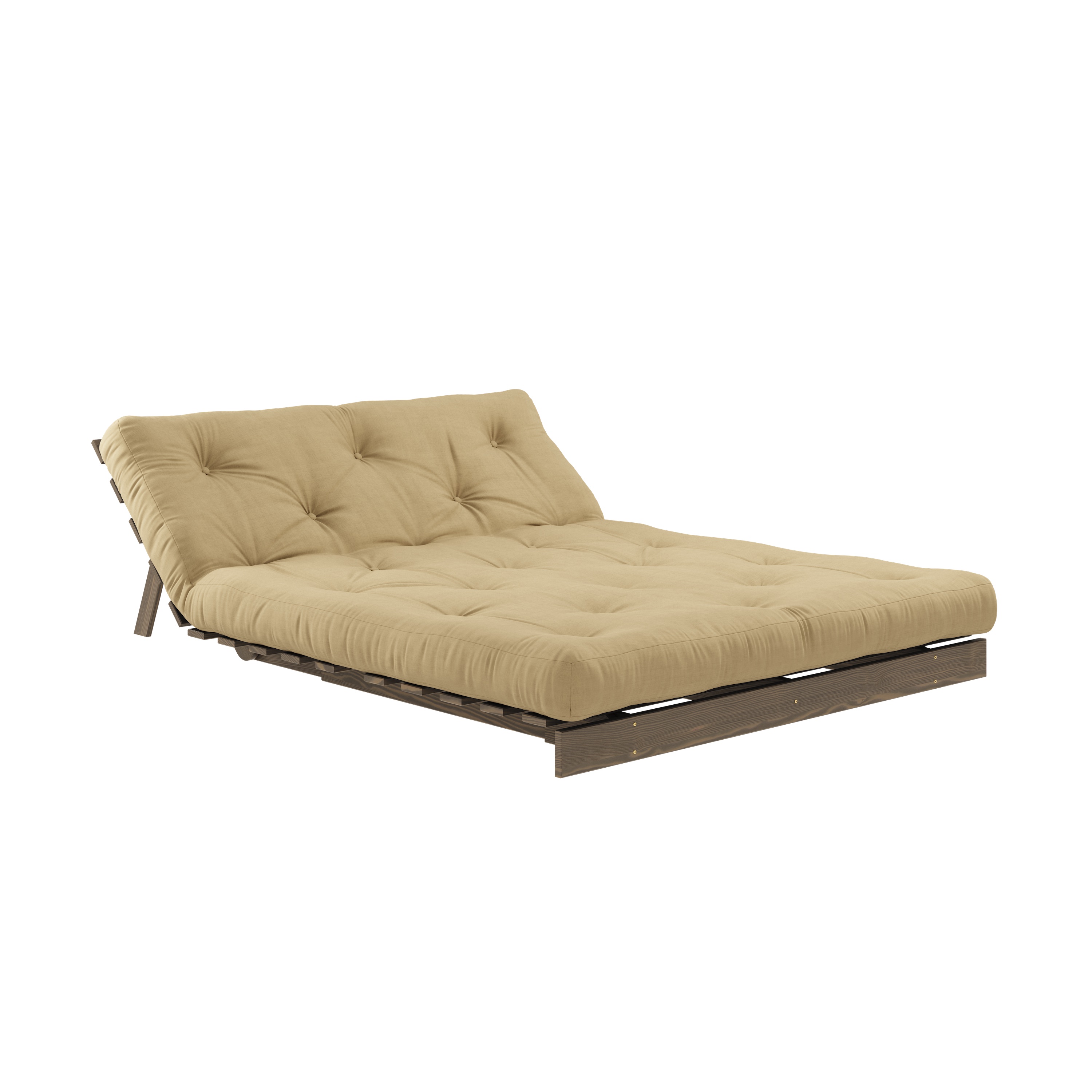 Karup Design Roots Bäddsoffa Brun/Wheat Beige 140cm