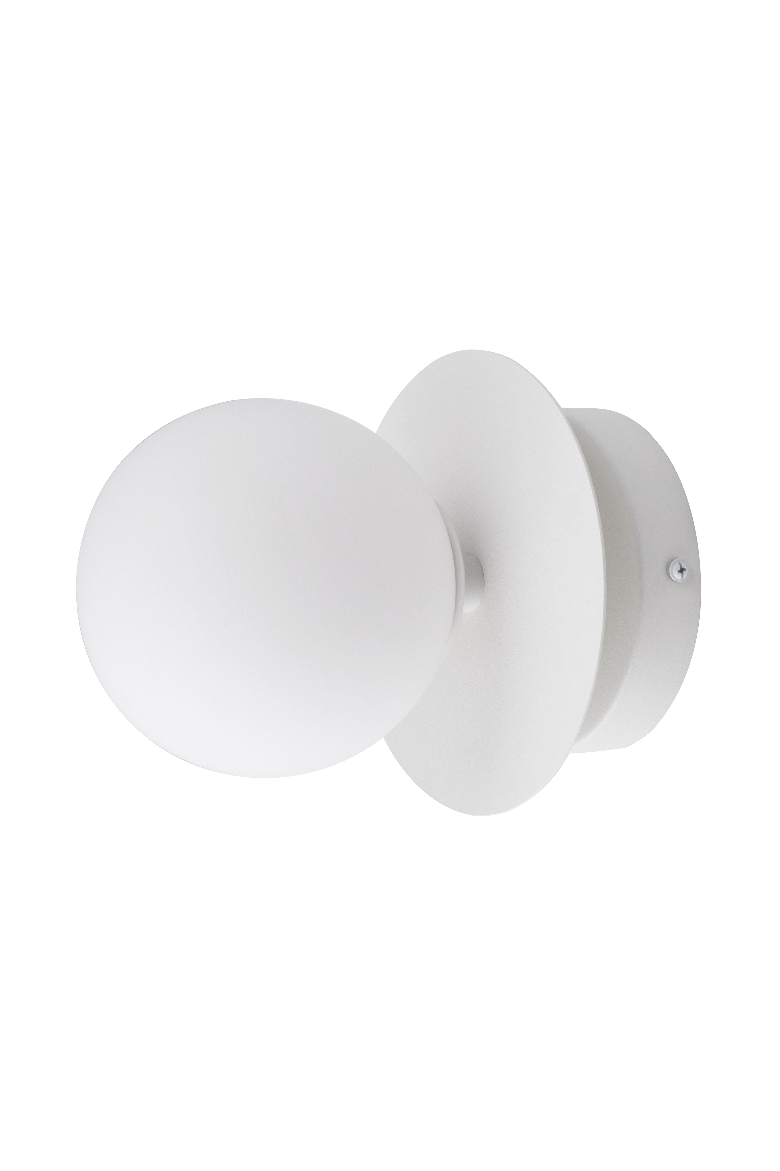 Globen Lighting - Art Deco Wandleuchte/Deckenleuchte Weiß/Weiß Ø24 - Wandleuchten