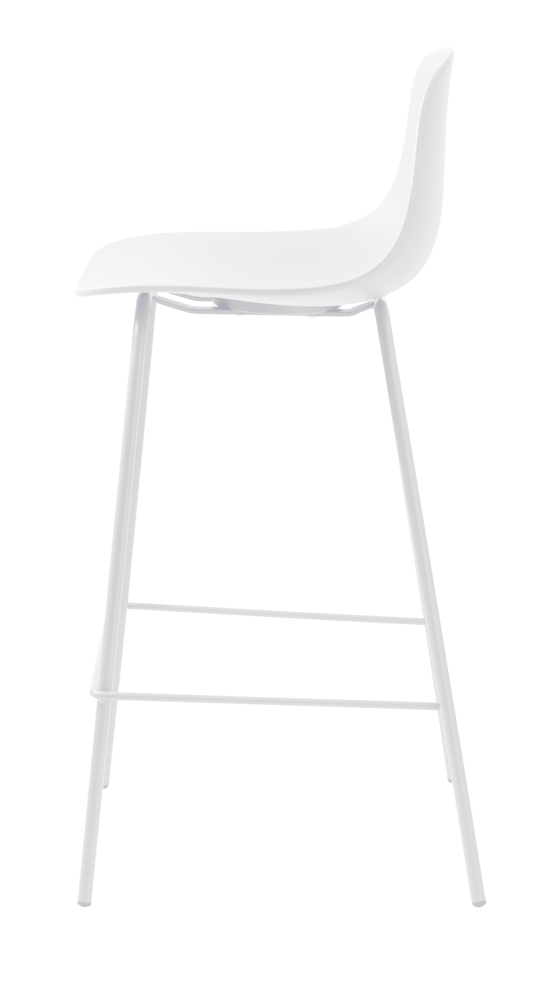 Nordic Home Eva Barstol White 67.5cm