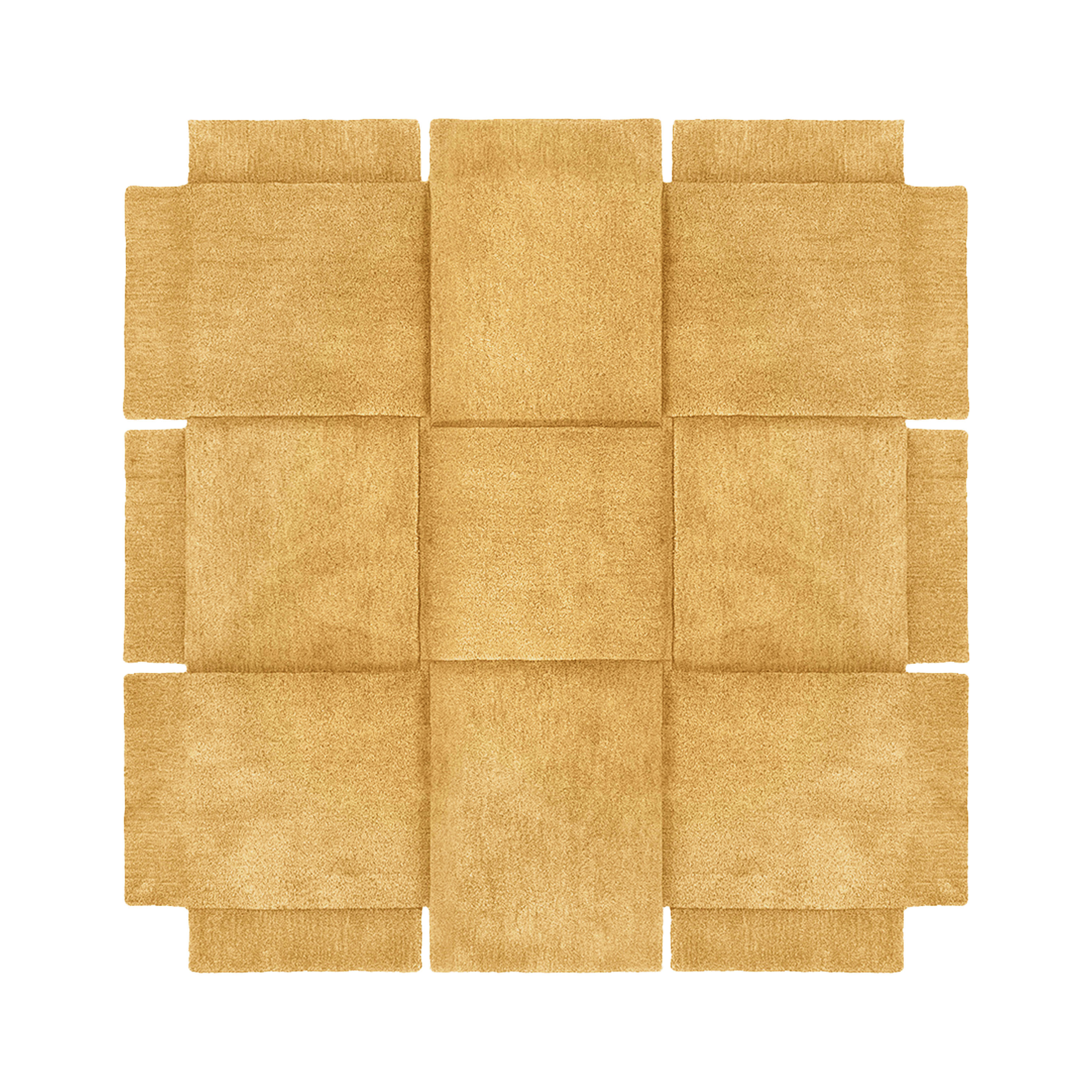 Basket Ullmatta Yellow Ochre 180x180