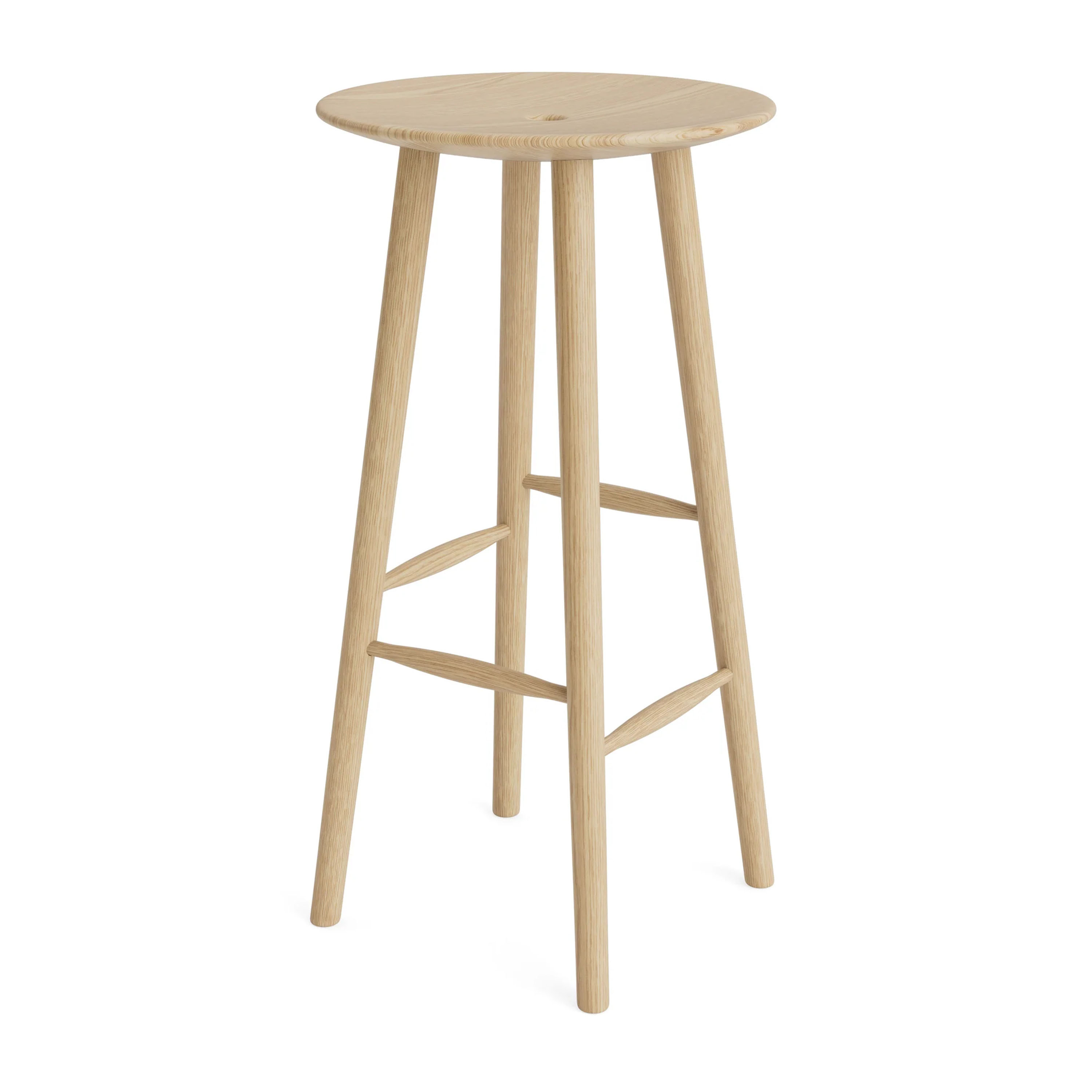 DiVolo Barhocker Natürliche Eiche 75cm