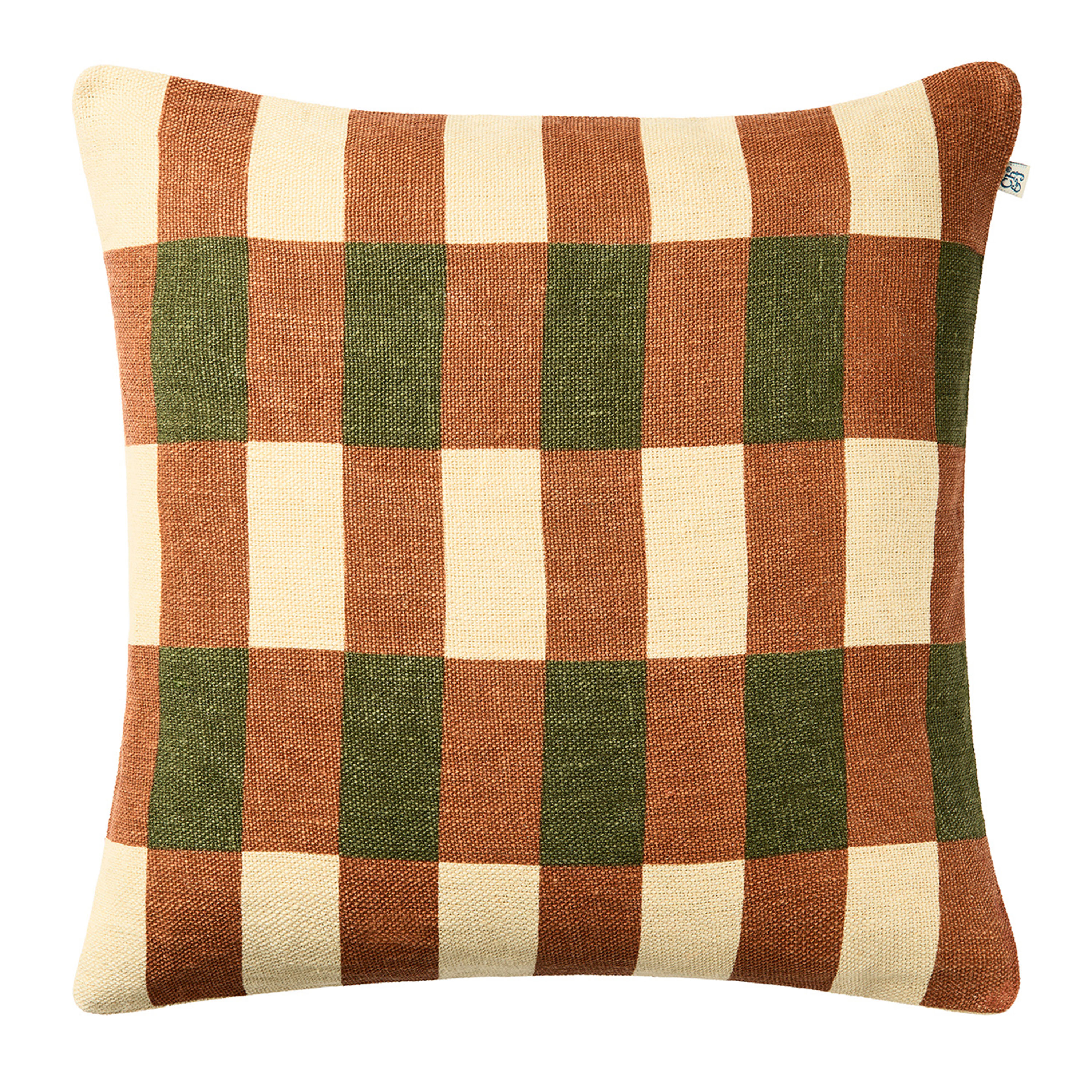 Marari Tyynyliina Apricot Orange/Cactus Green 50x50