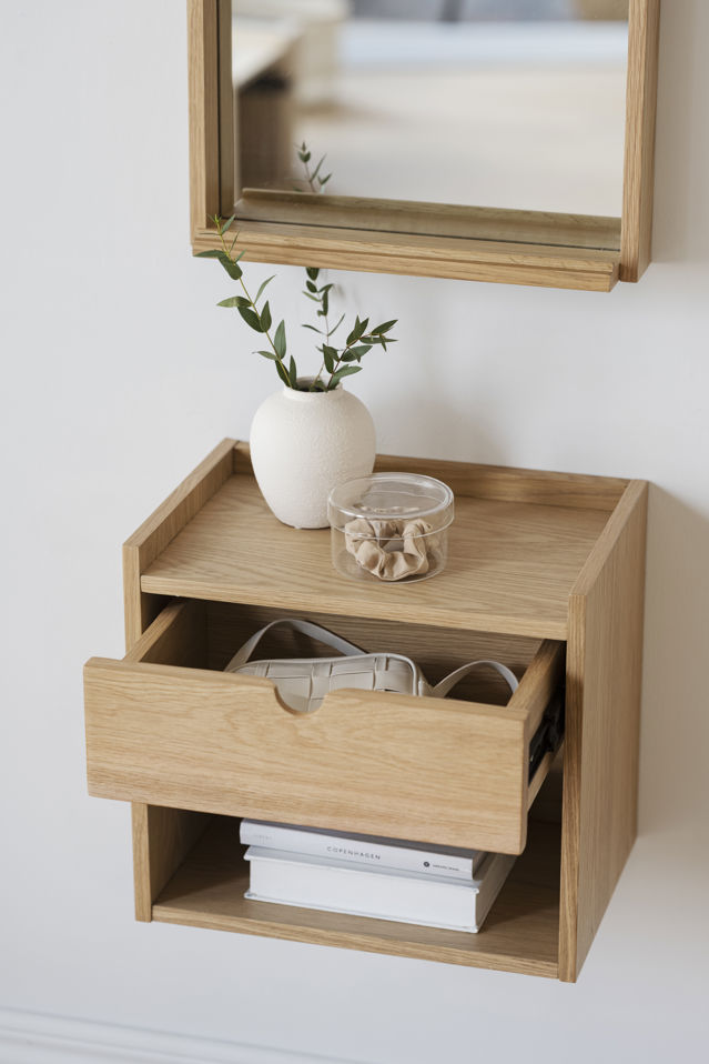 Rowico Home Hillmond Sängbord/Väggskåp Ek 40cm