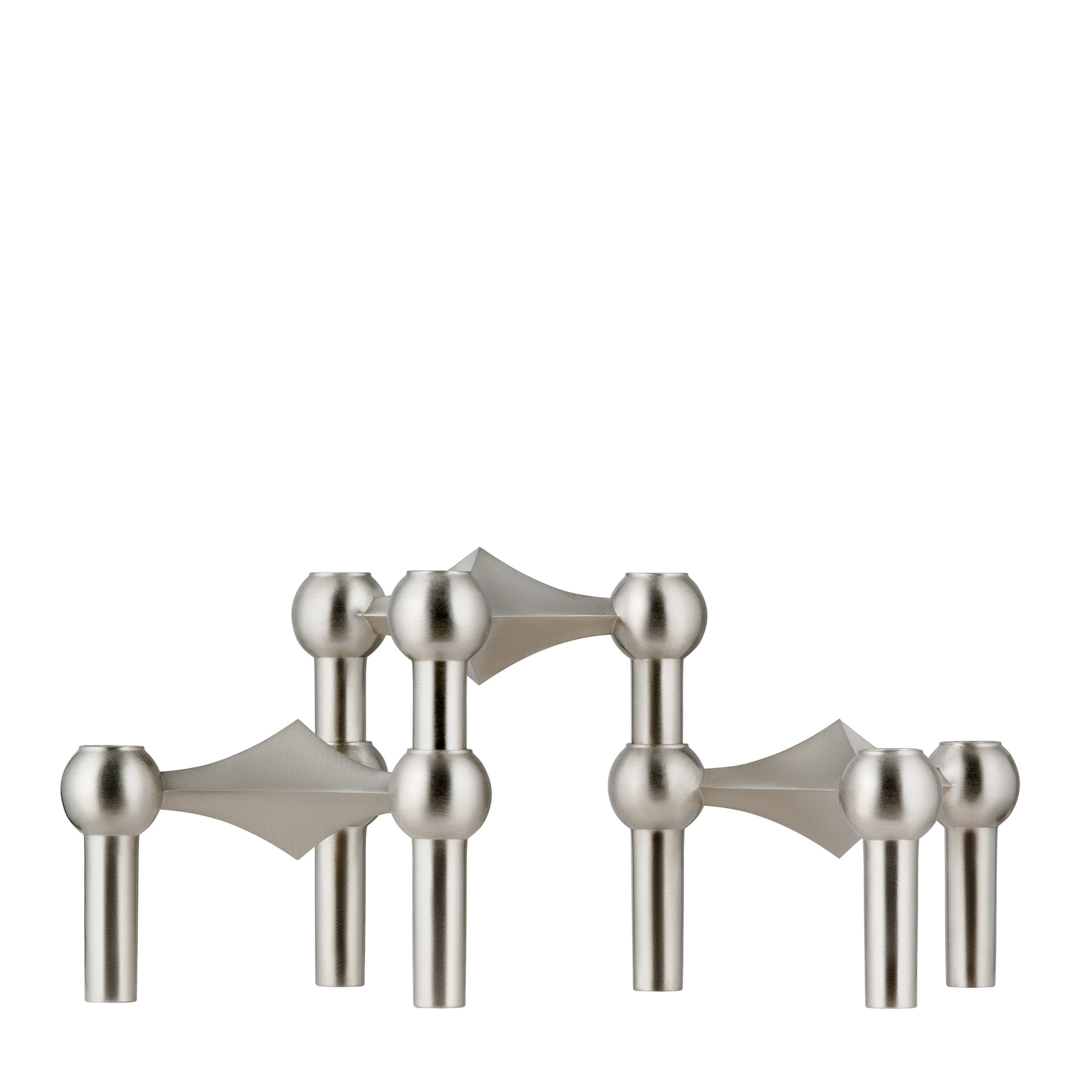 Nagel Lysestake Børstet Krom 3-pack