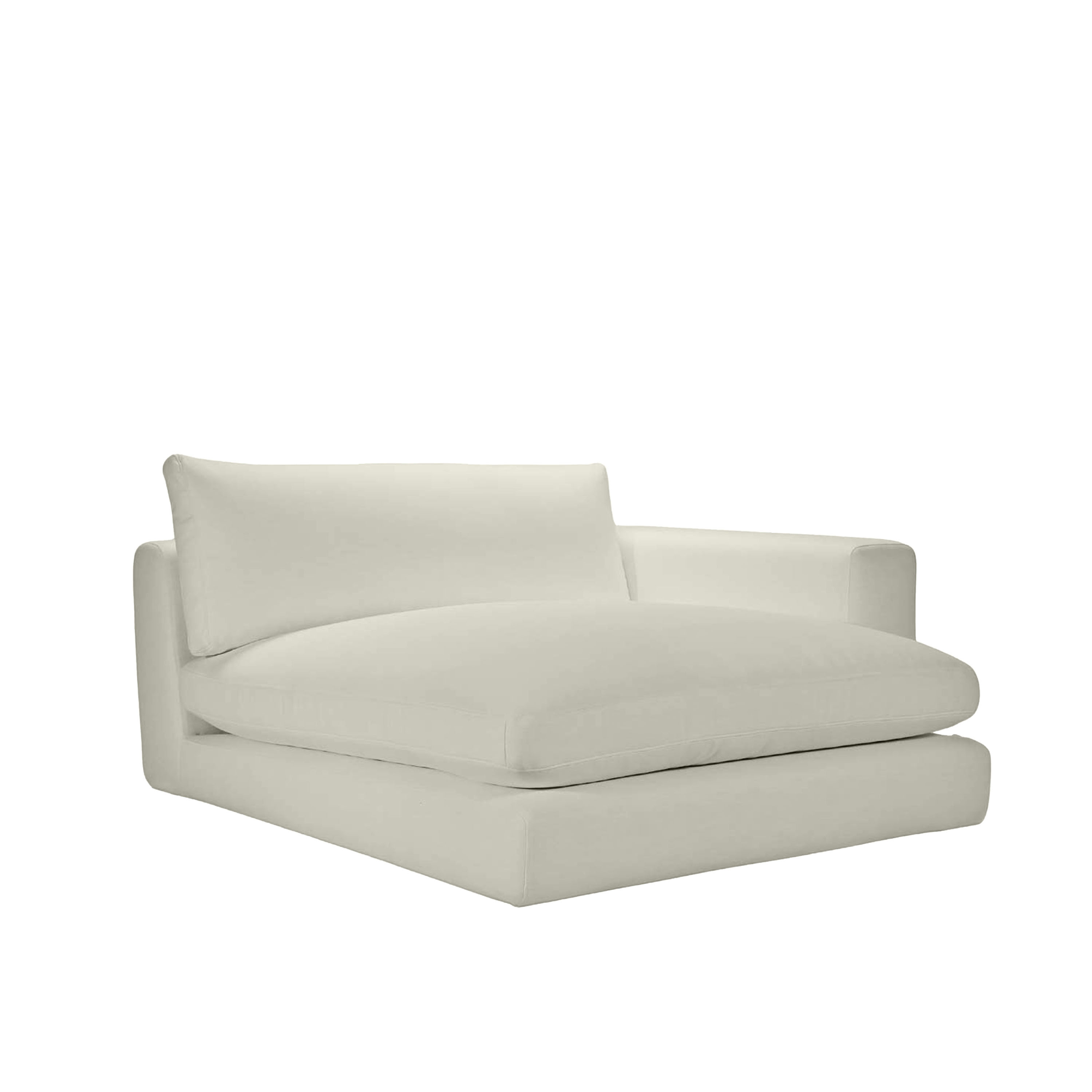 Capri 1.5-sits Divanmodul Höger Armstöd Beige 142x155