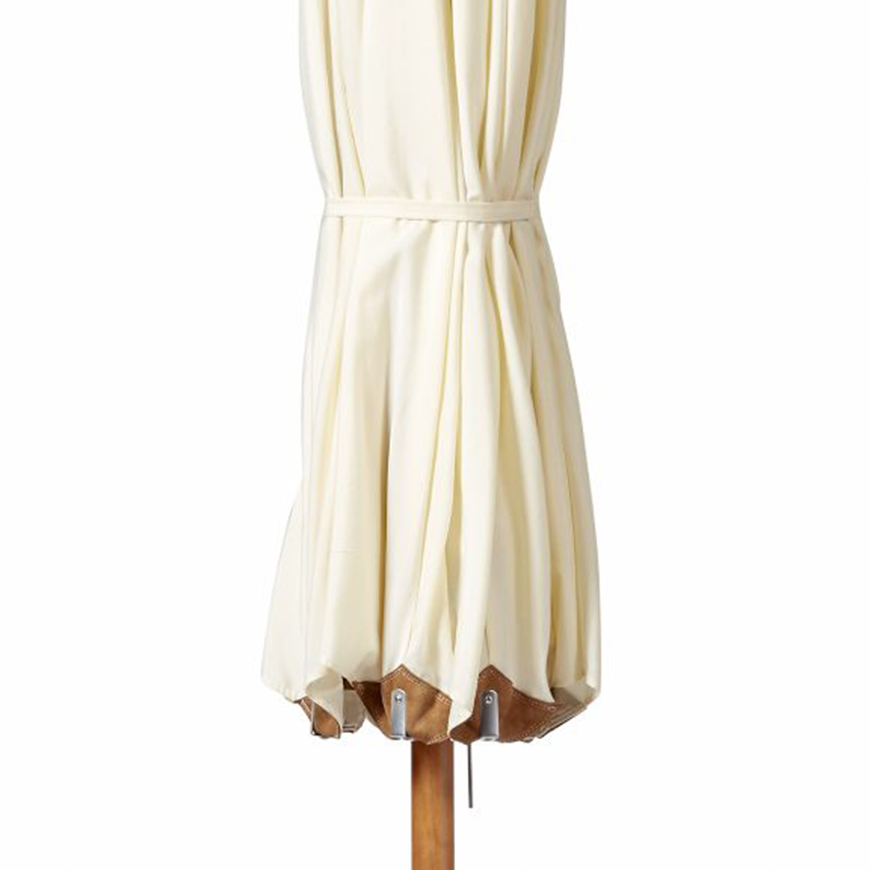 Cinas Pomino Parasoll Off-White/Teak Ø330