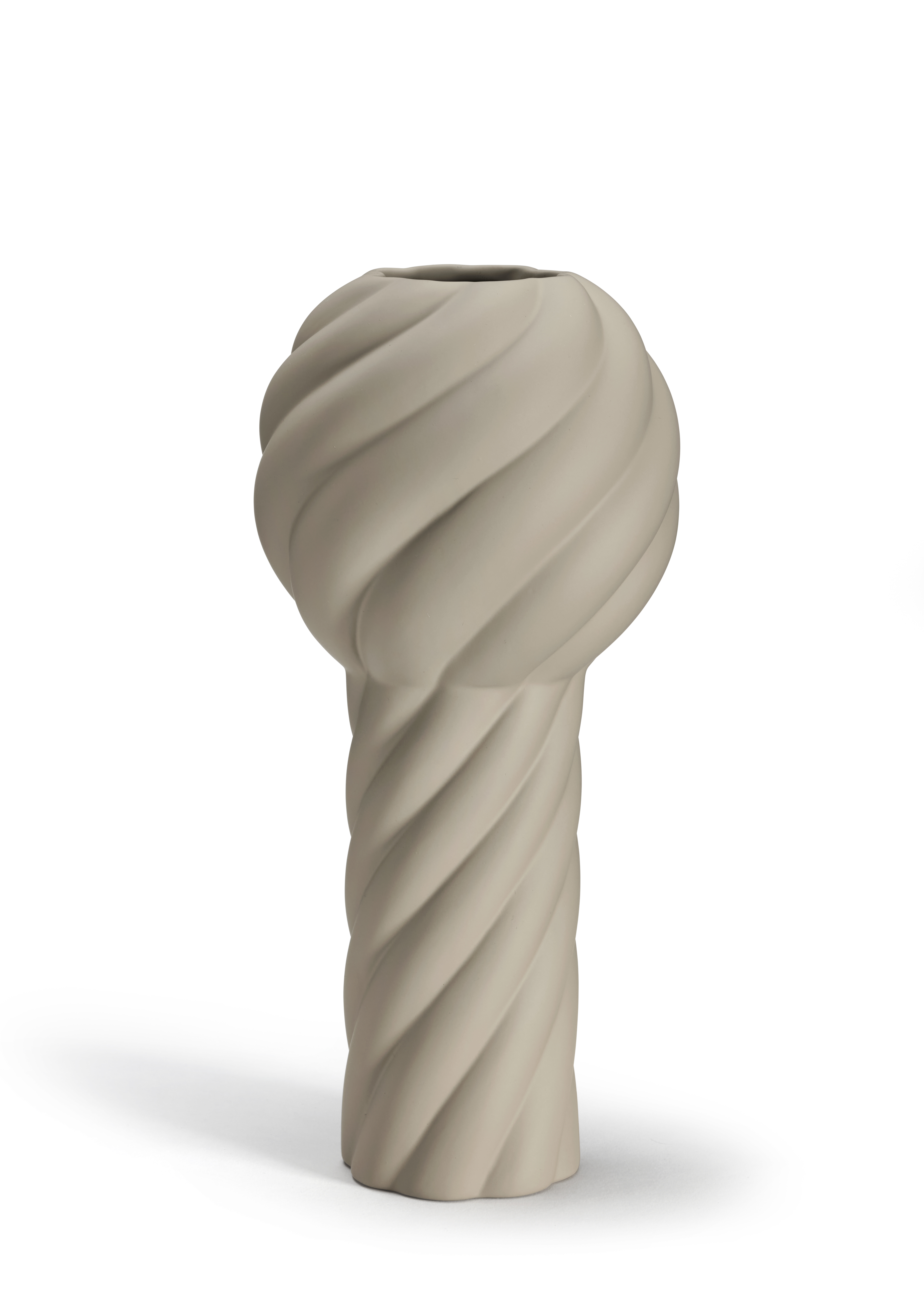 Cooee Design - Twist Pillar Vas Sand 34cm - Beige