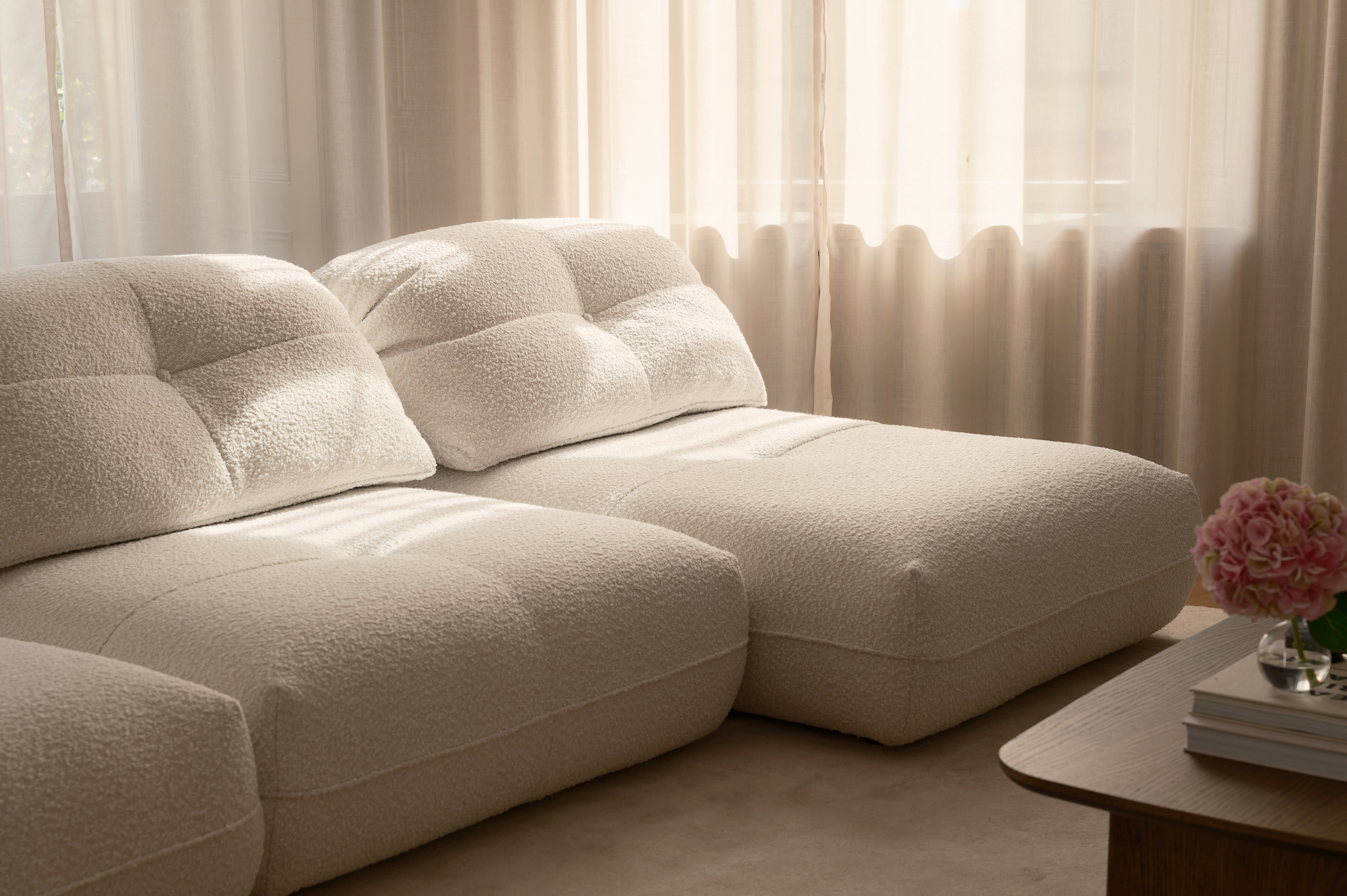 Sleepo Collection Toto-divaanimoduuli Nature Bouclé 108x155