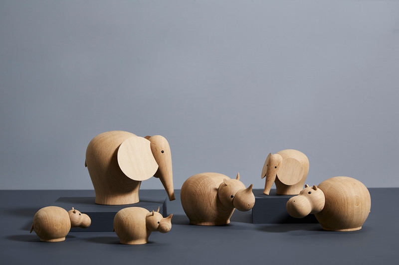 Woud Nunu Elephant Decoration 8cm