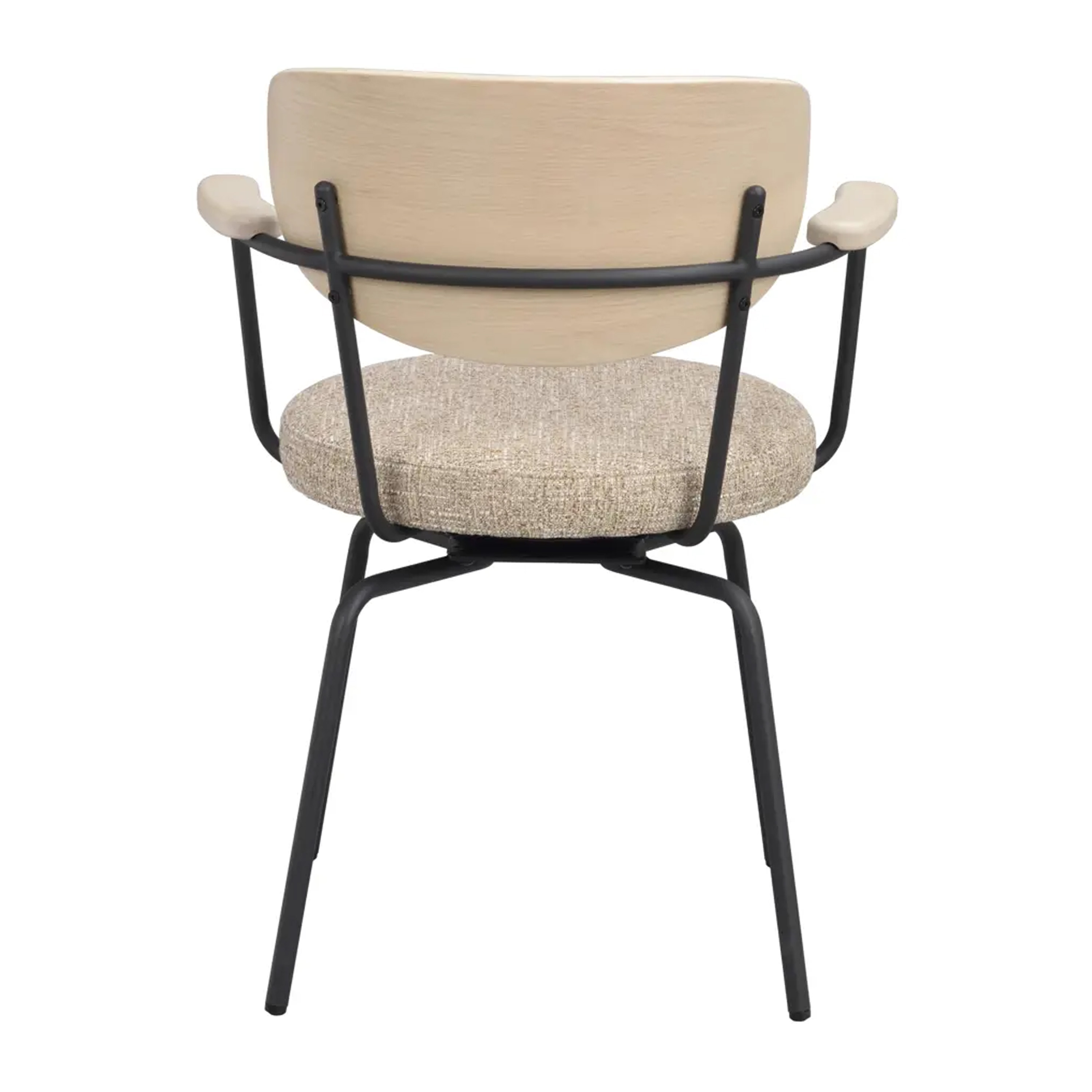 Rowico Home Merrick Snurr Karmstol Ek/Svart