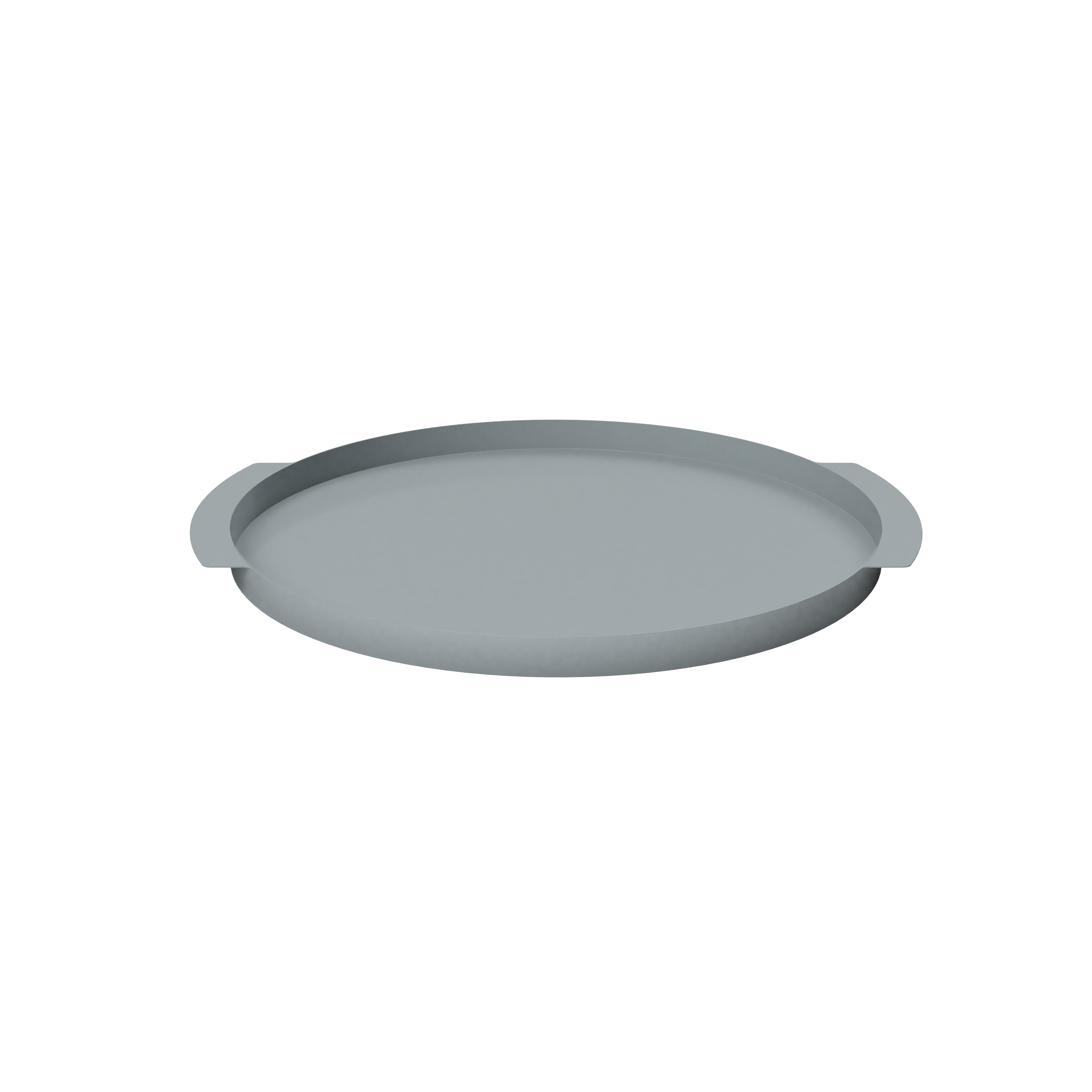 Cooee Design - Tray Carry Circle Brett Pale Blue 35cm - Blå  - Brett & fat