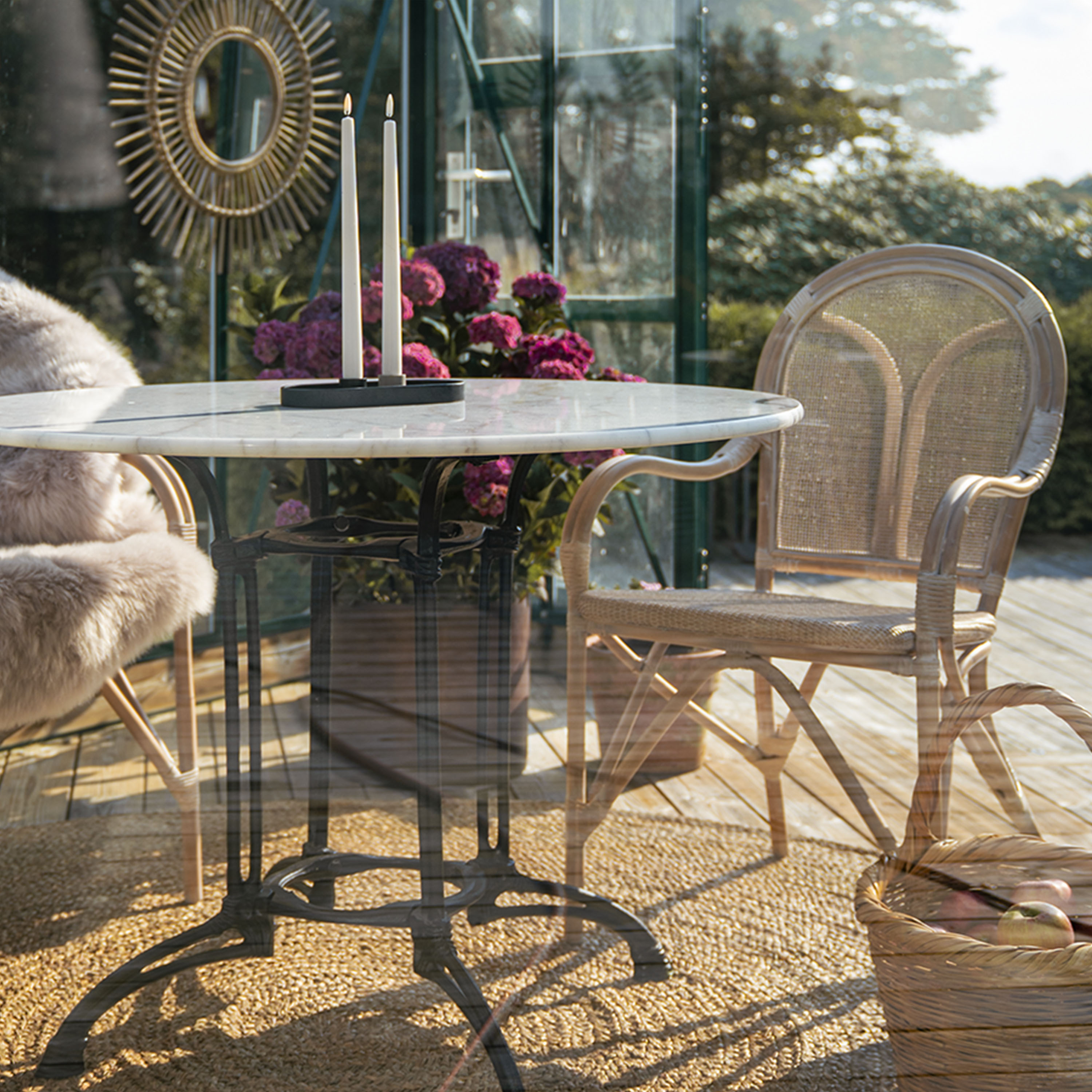 Hillerstorp Silja Caféstuhl Grau 91cm