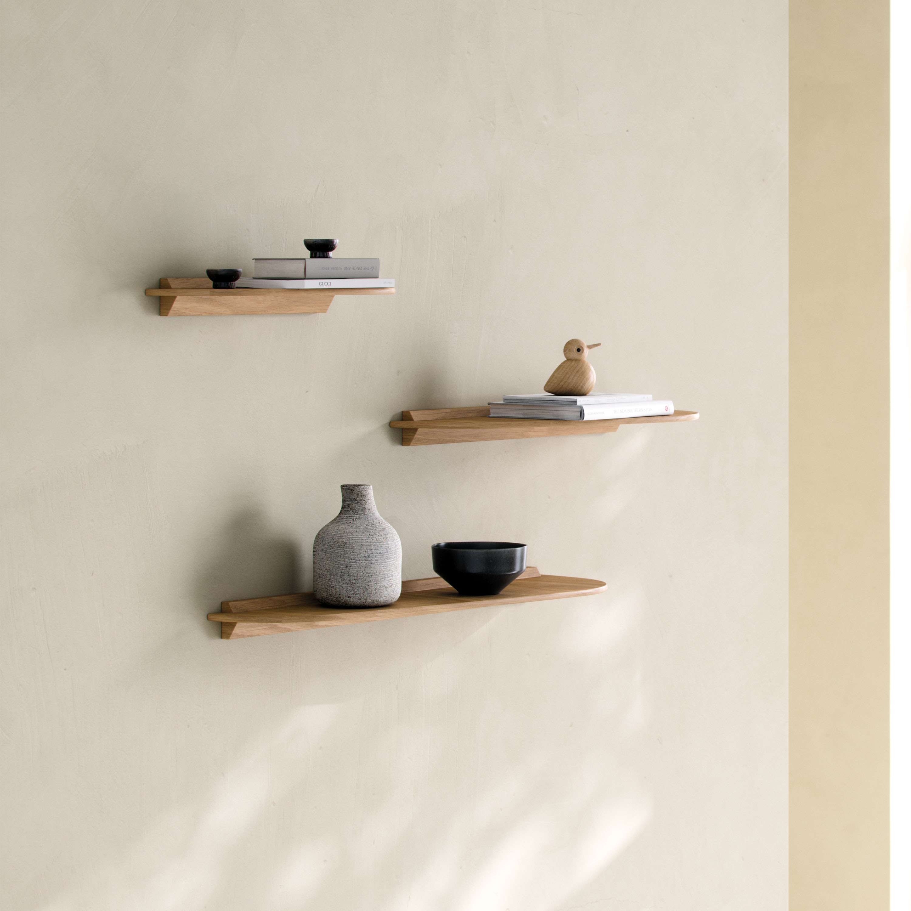 Andersen Furniture Shelf 2 Seinähylly Öljytty Tammi 59x25